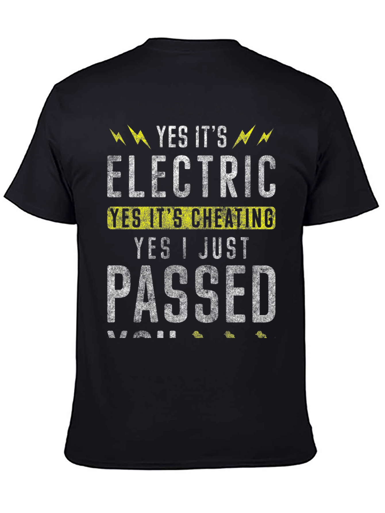 Electric Car T-Shirt - Yes Its Electric Funny Tee