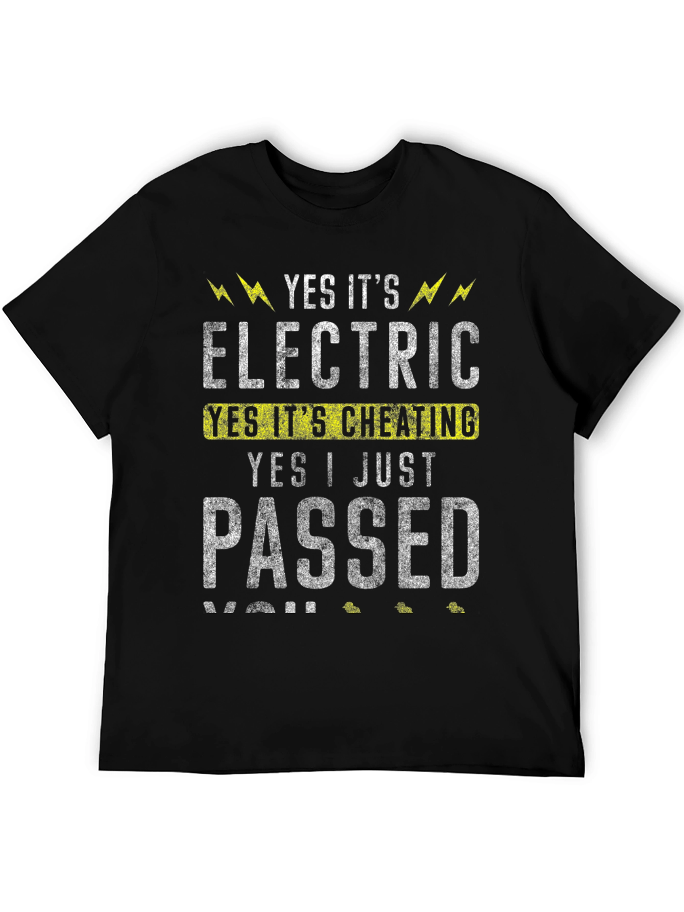 Electric Car T-Shirt - Yes Its Electric Funny Tee