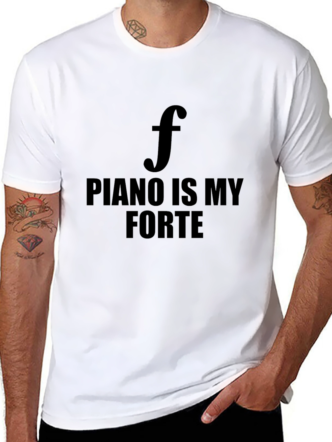 Piano Forte T-Shirt - Music Lover Tee