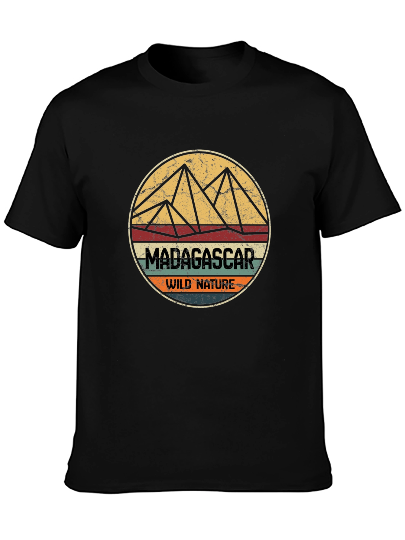 Madagascar Wild Nature Retro T-Shirt