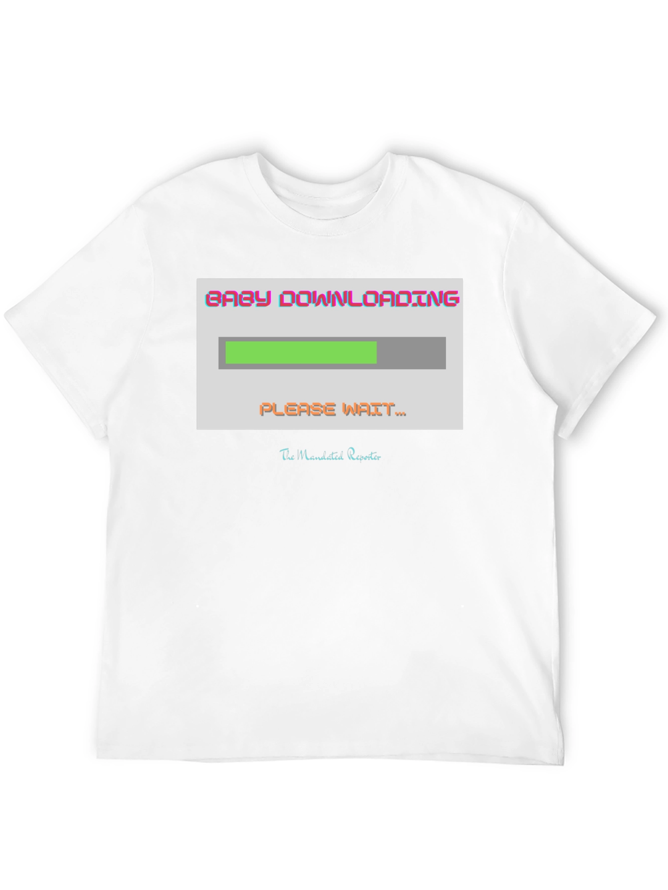 Baby Downloading Graphic T-Shirt - Expecting Parents