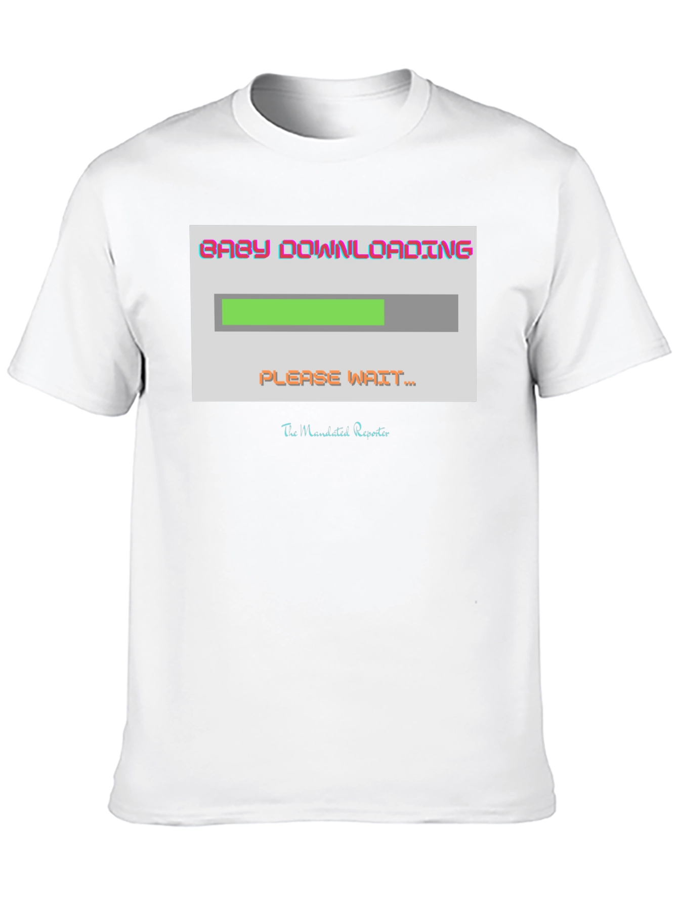 Baby Downloading Graphic T-Shirt - Expecting Parents
