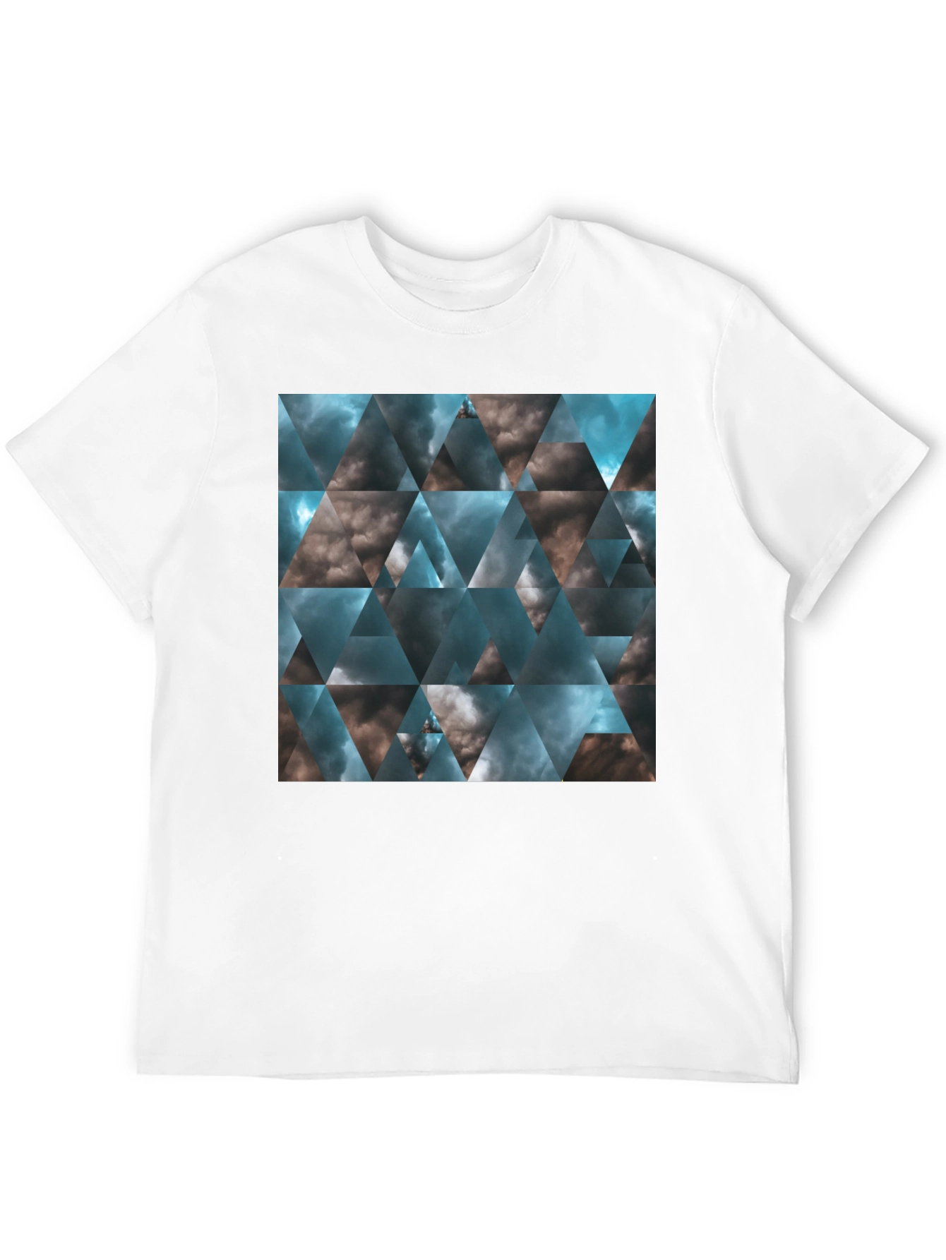 Geometric Cloudscape T-Shirt