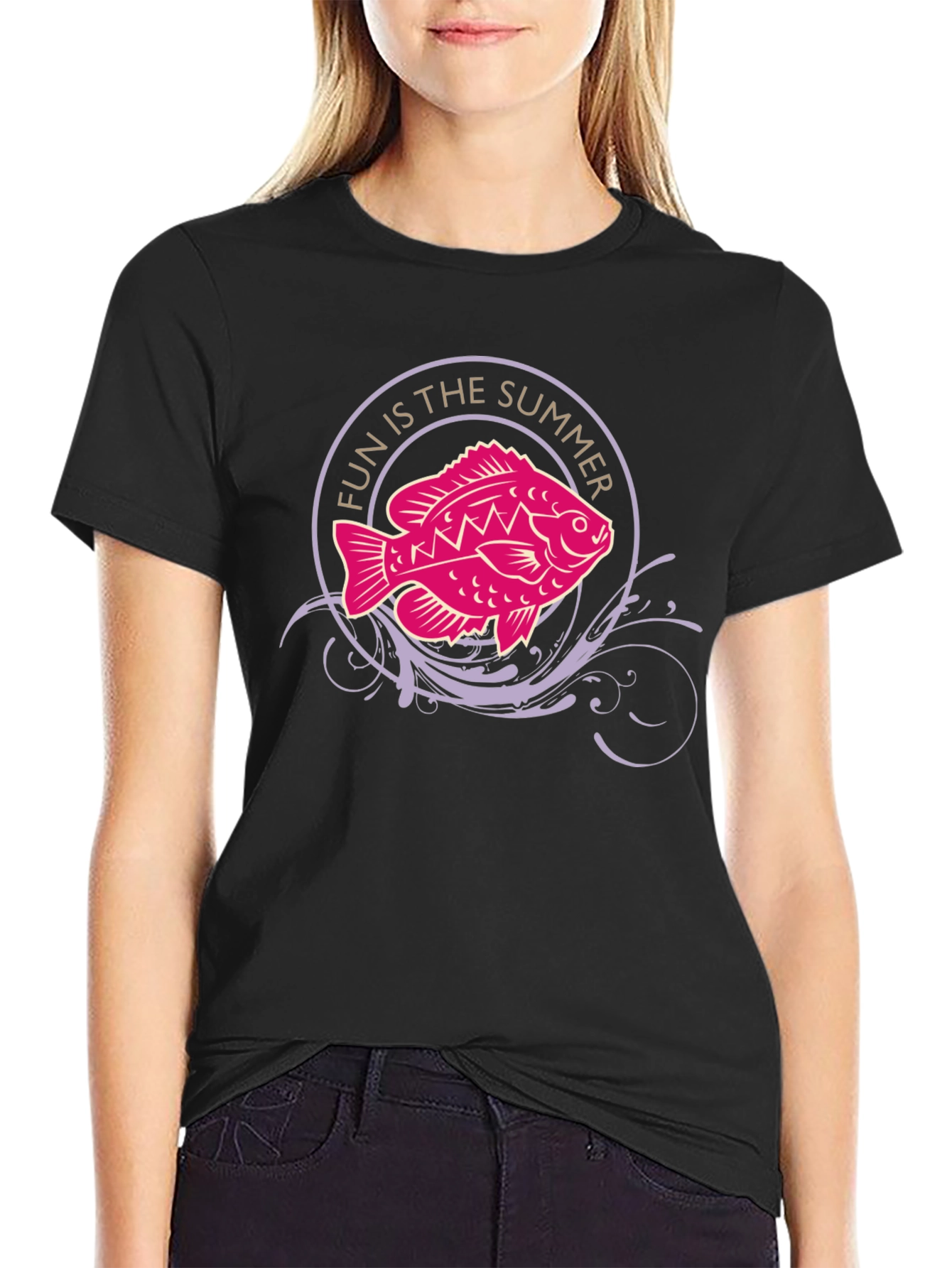Fun is The Summer Fish Graphic Tee
