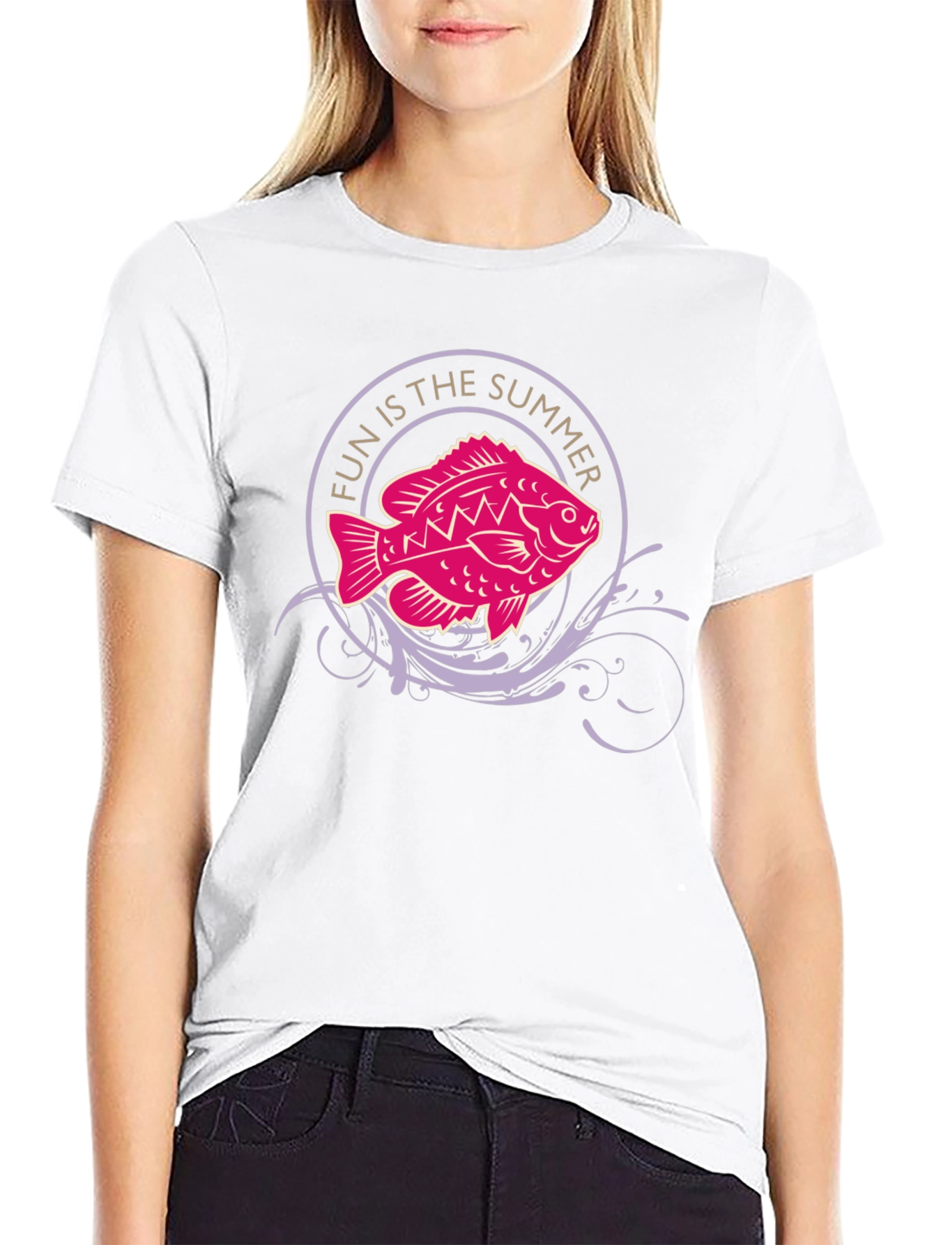 Fun is The Summer Fish Graphic Tee