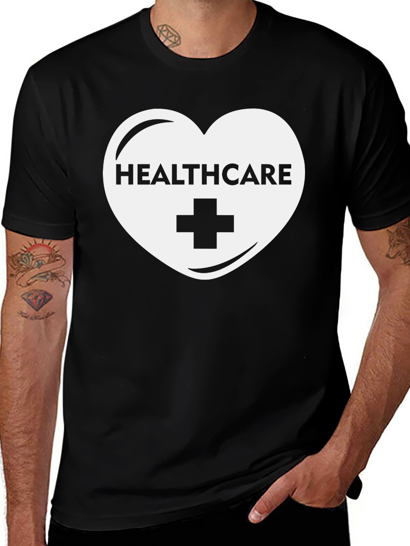 Healthcare Heart Graphic Tee