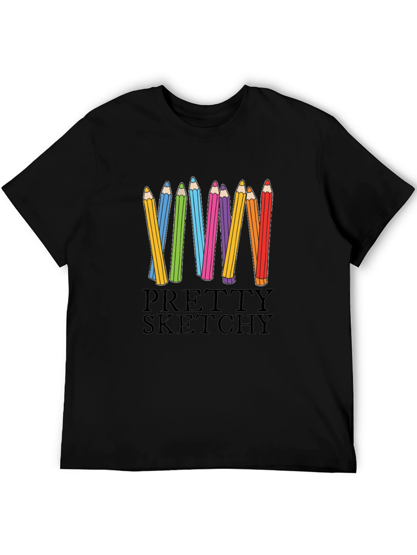 Pretty Sketchy Graphic T-Shirt - Unisex Cotton Tee