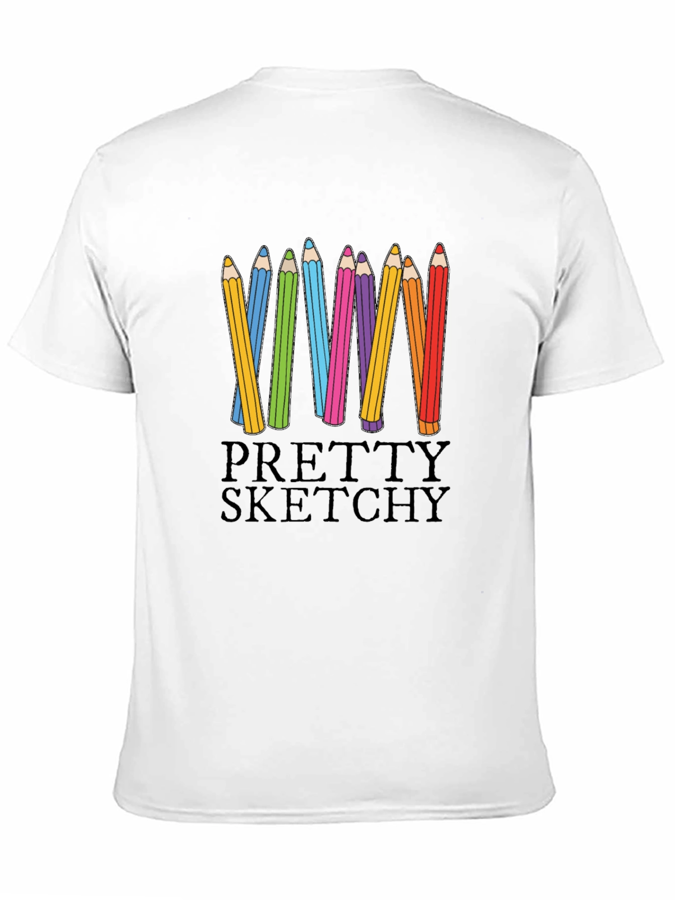 Pretty Sketchy Graphic T-Shirt - Unisex Cotton Tee