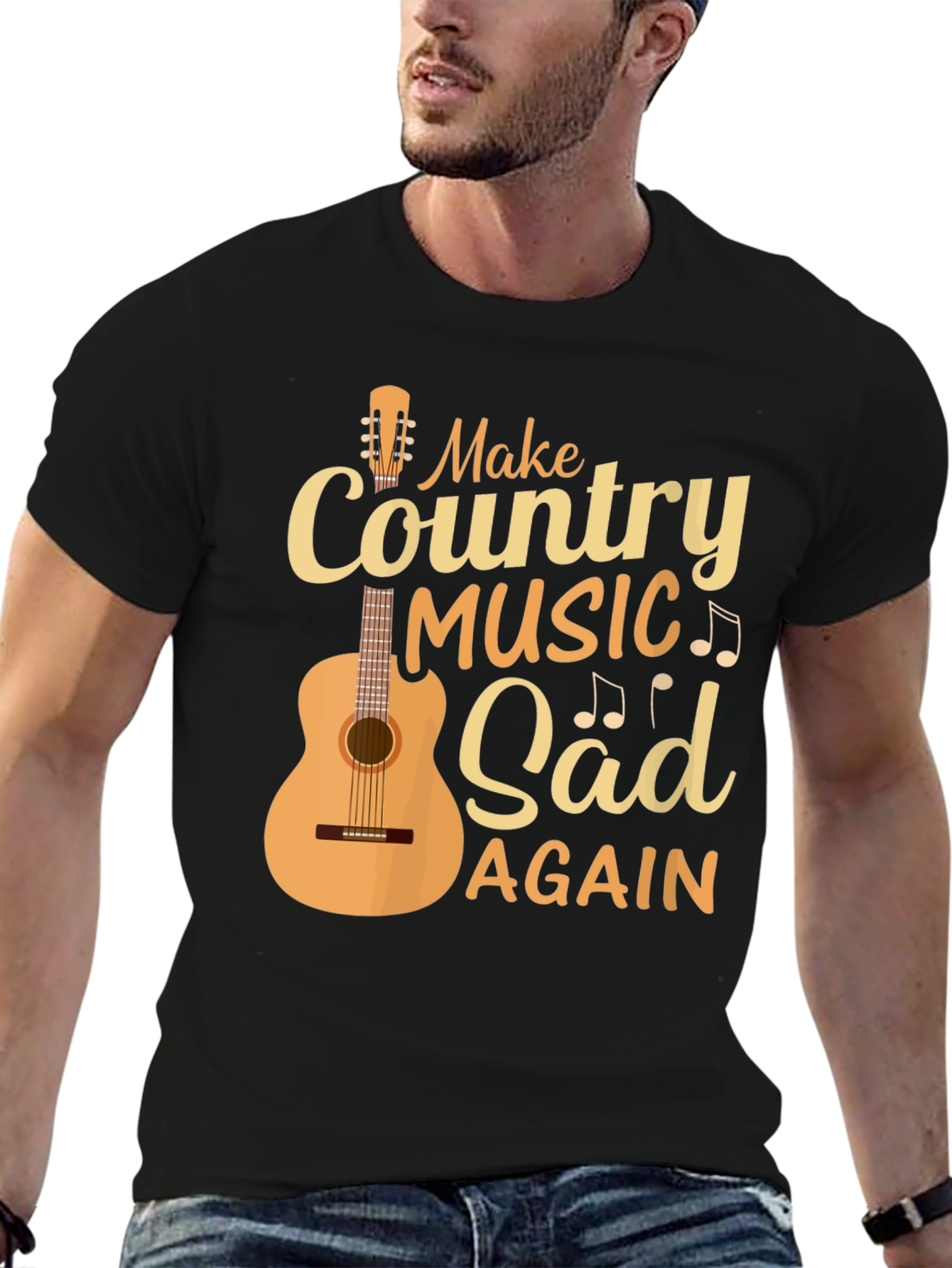 Country Music Sad Again Graphic Tee