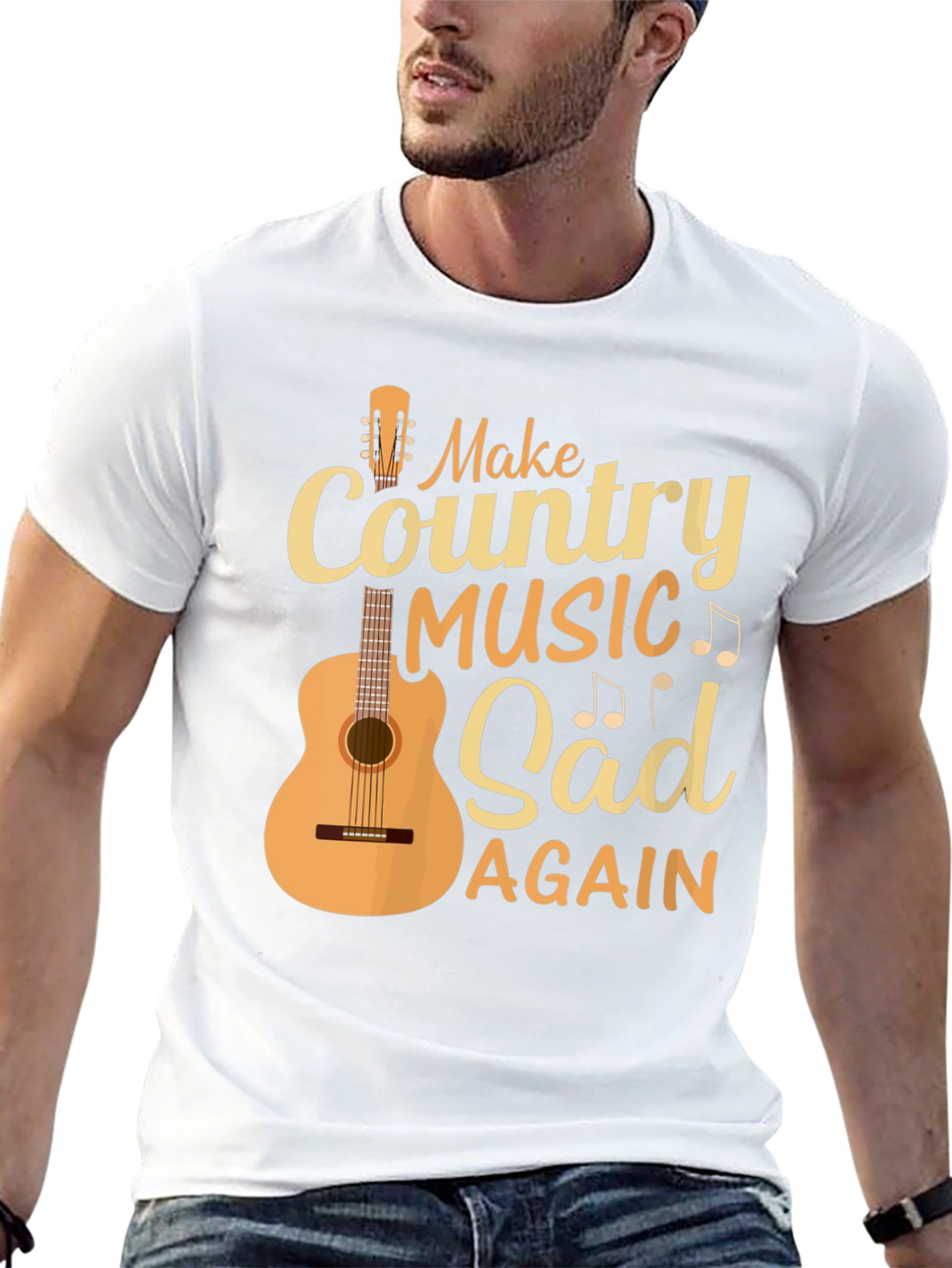 Country Music Sad Again Graphic Tee