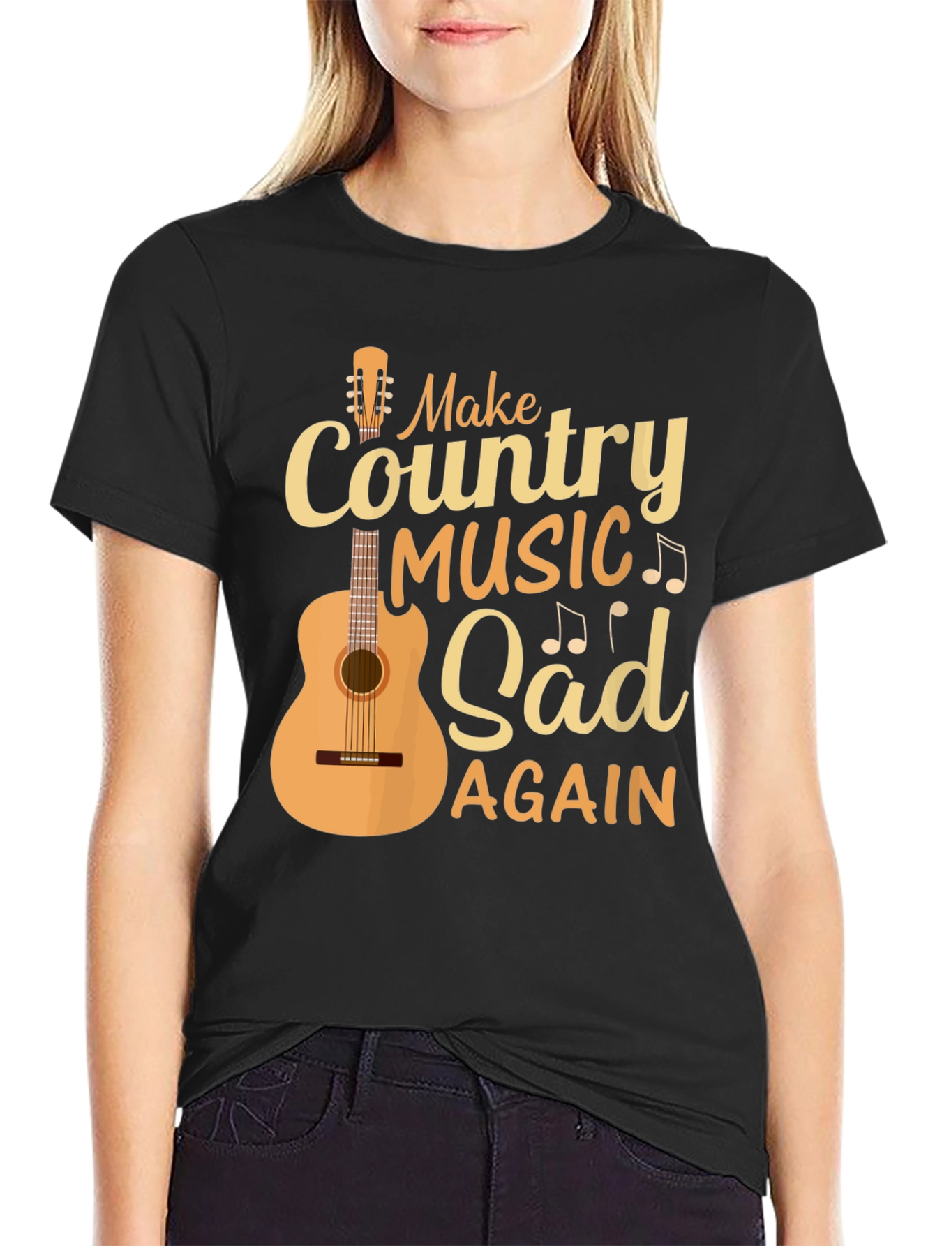 Country Music Sad Again Graphic Tee