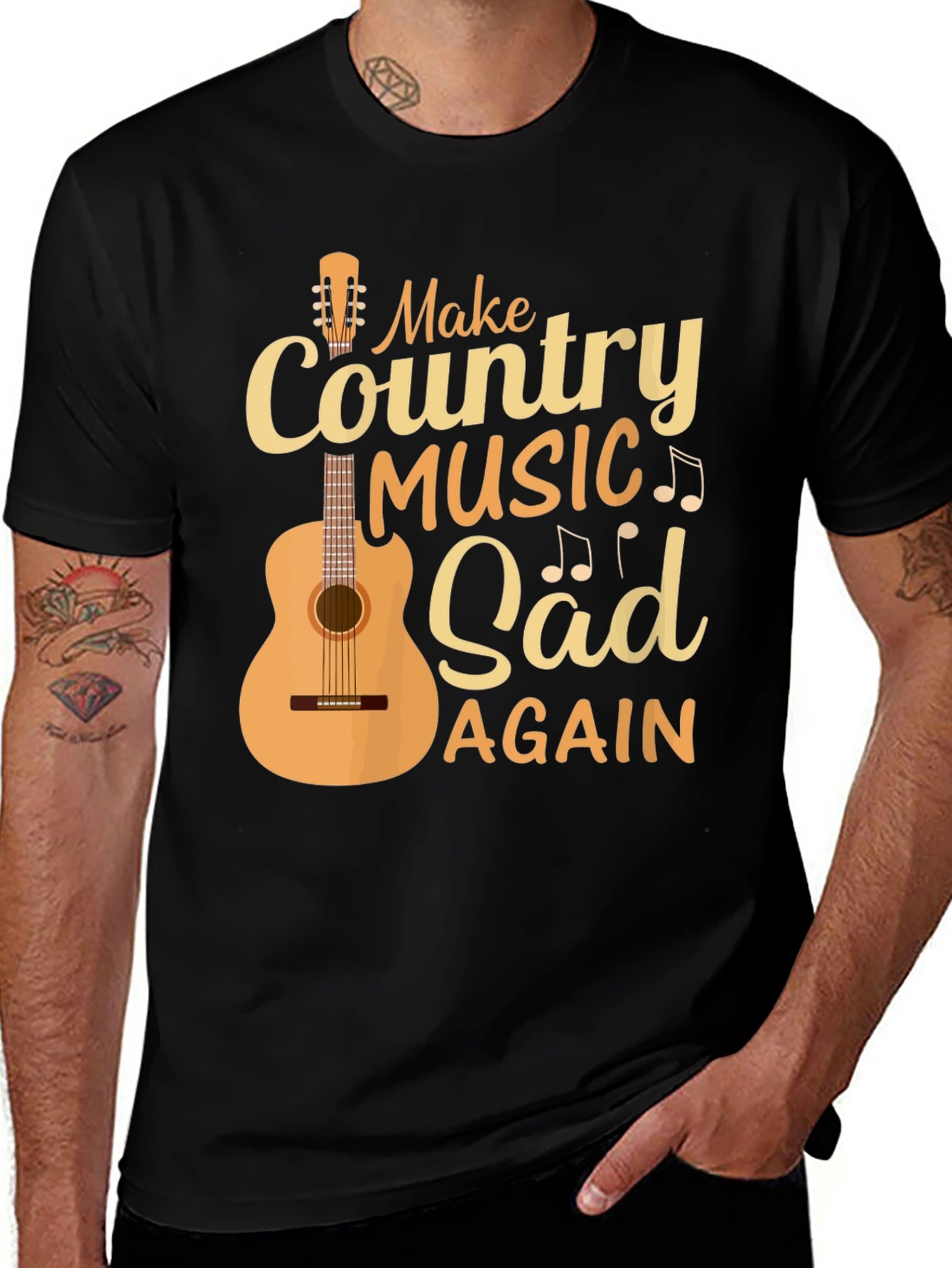 Country Music Sad Again Graphic Tee