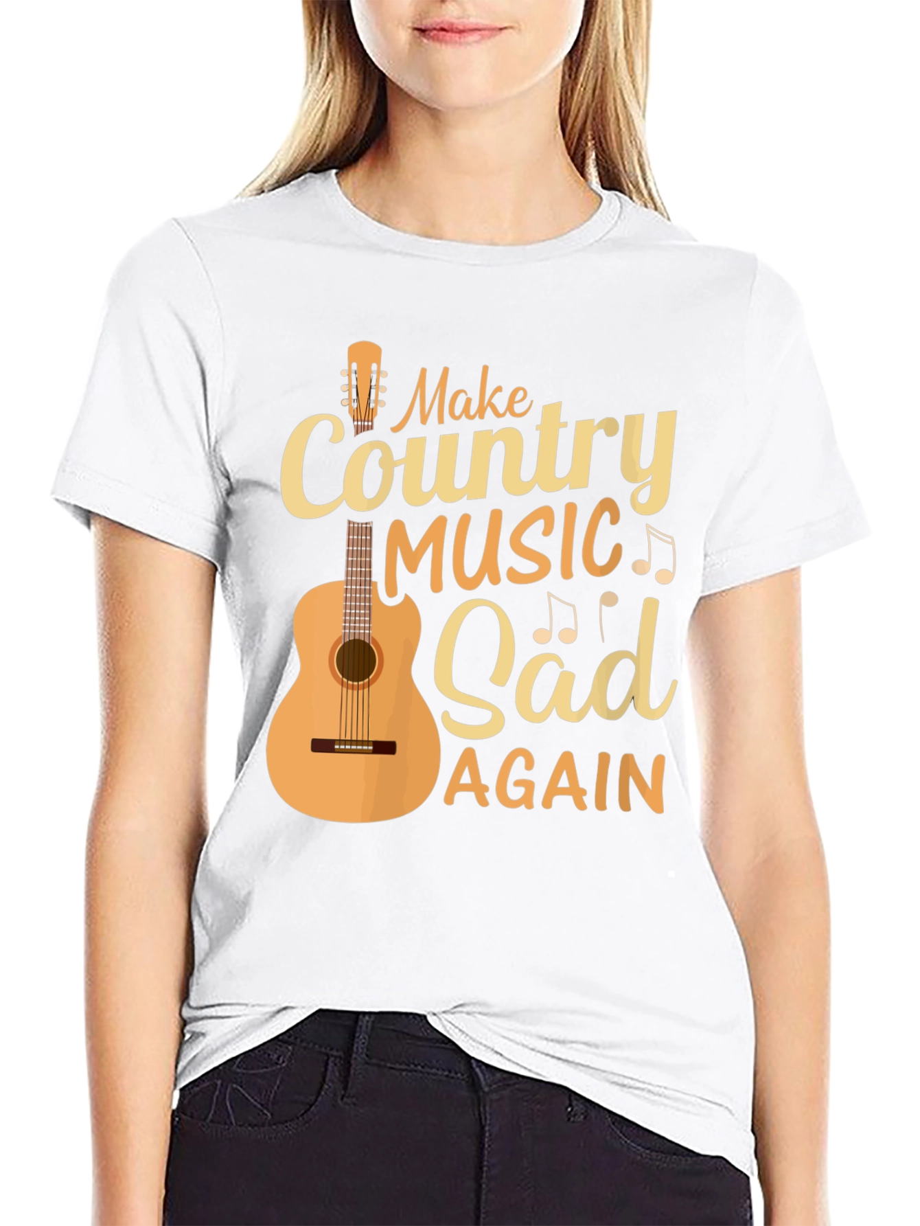 Country Music Sad Again Graphic Tee