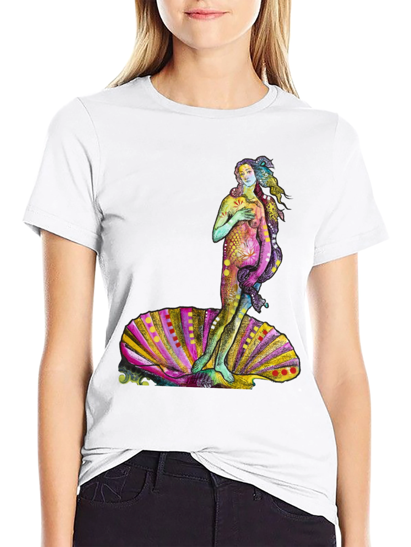 Birth of Venus Graphic Tee - Unique Art Shirt