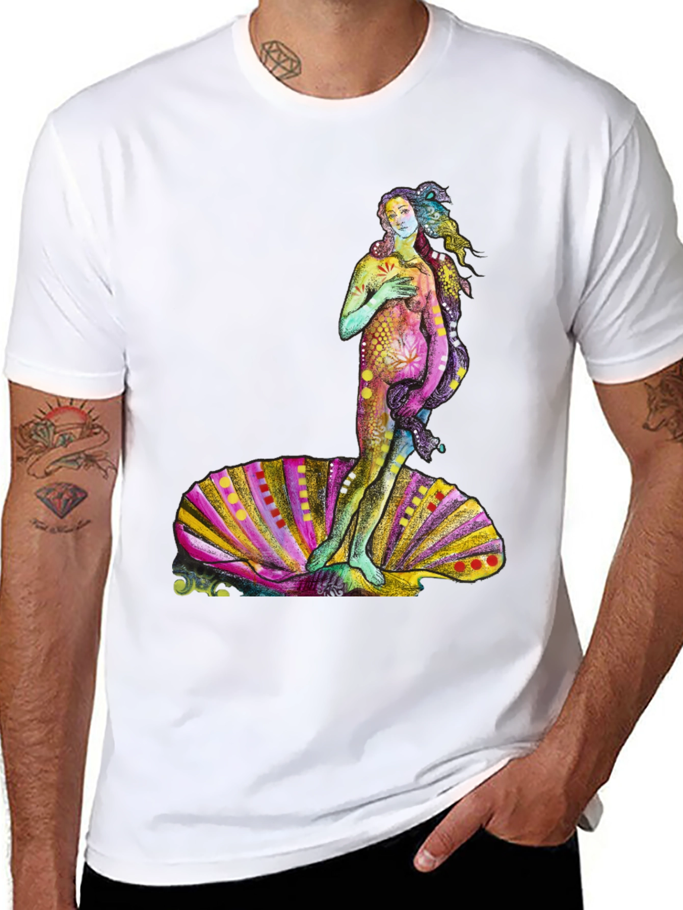 Birth of Venus Graphic Tee - Unique Art Shirt