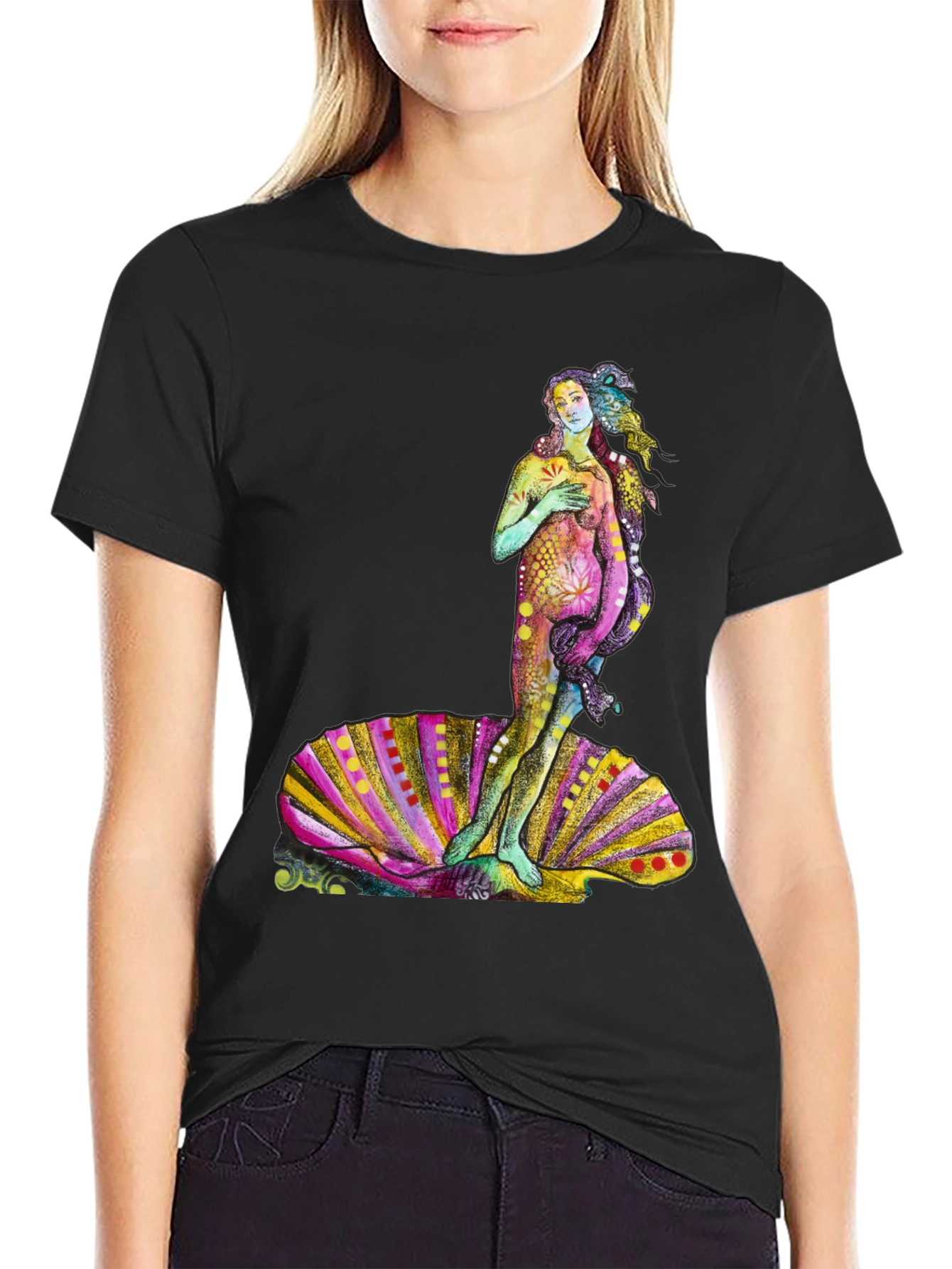 Birth of Venus Graphic Tee - Unique Art Shirt