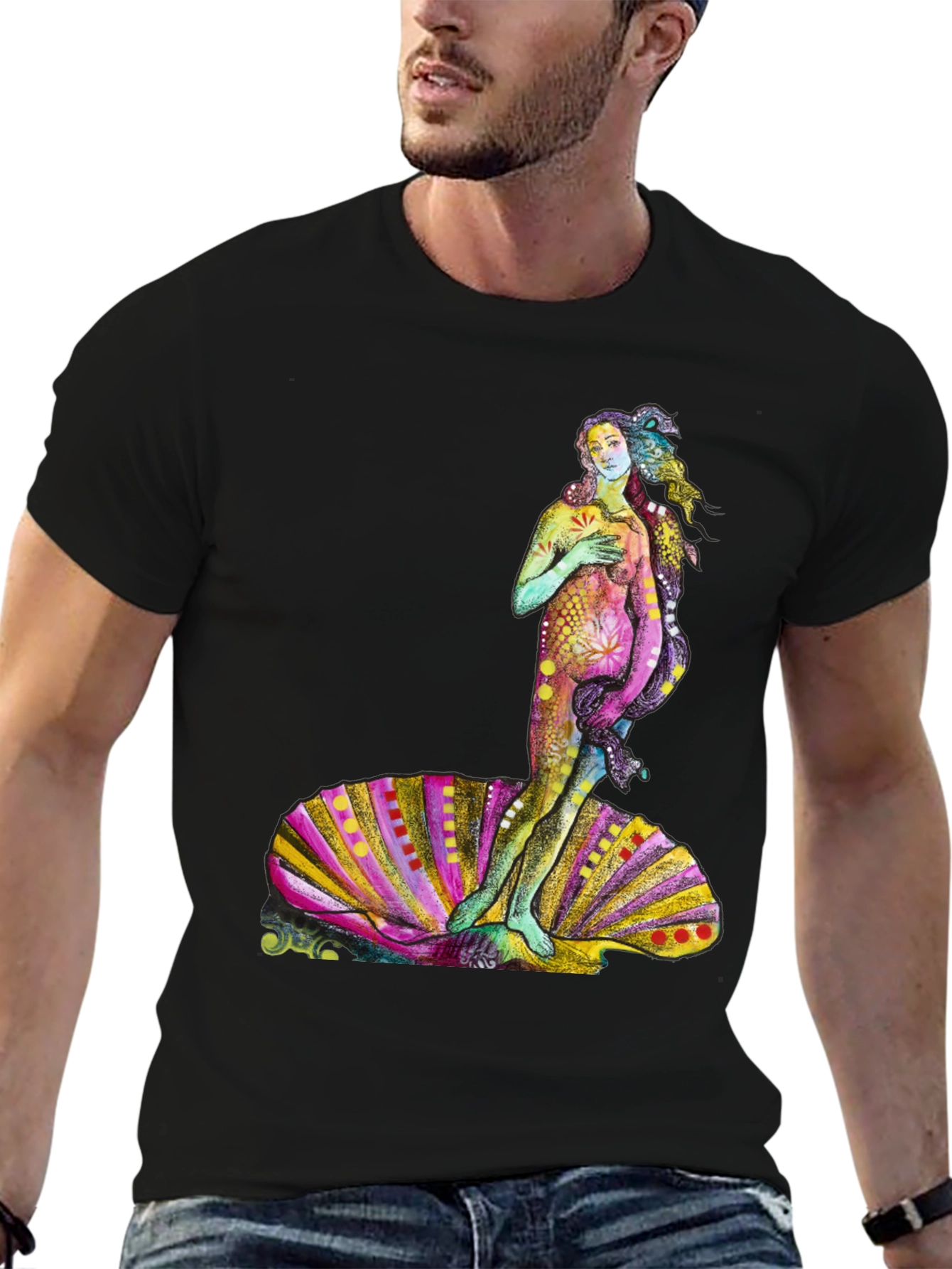Birth of Venus Graphic Tee - Unique Art Shirt