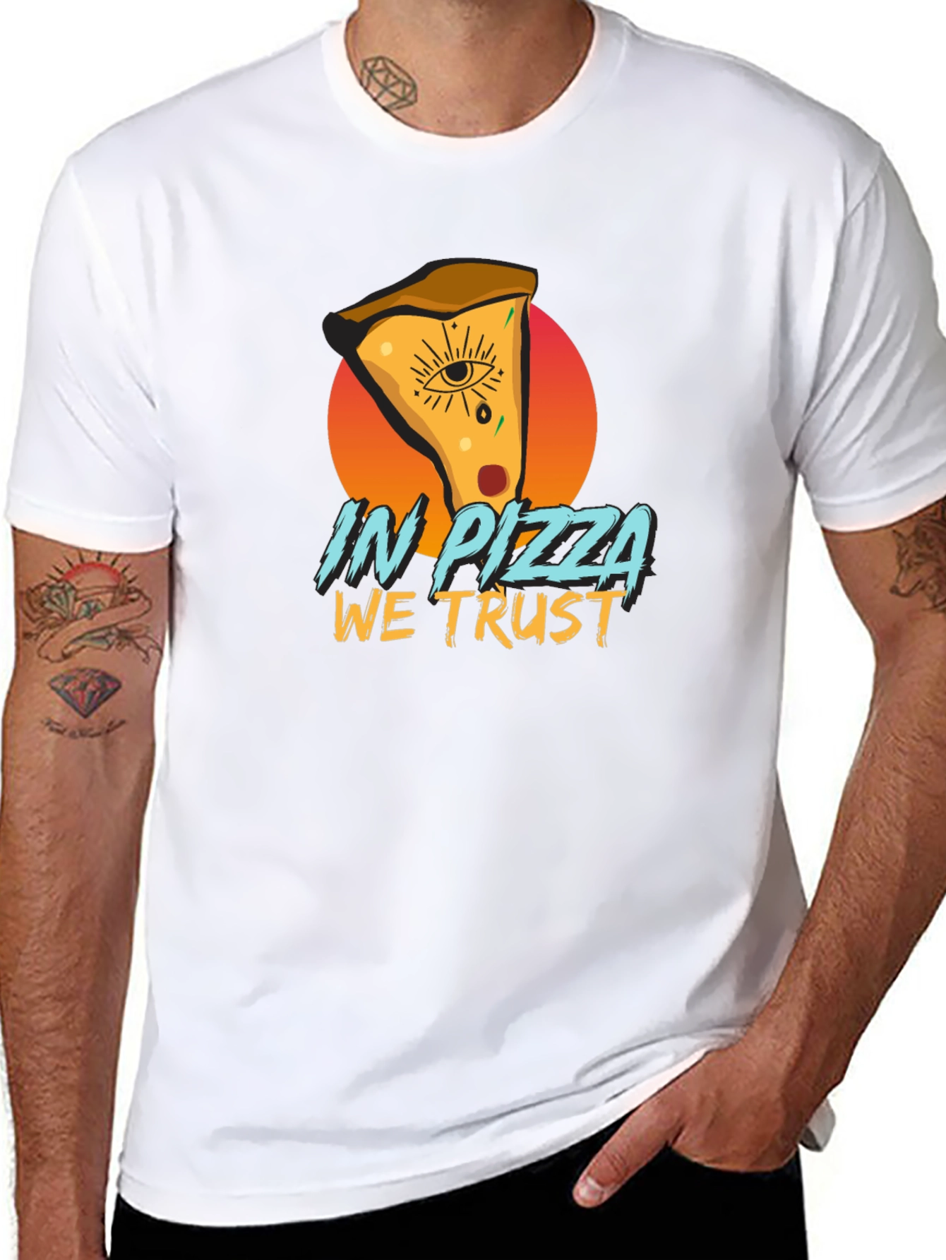 In Pizza We Trust - Graphic T-Shirt