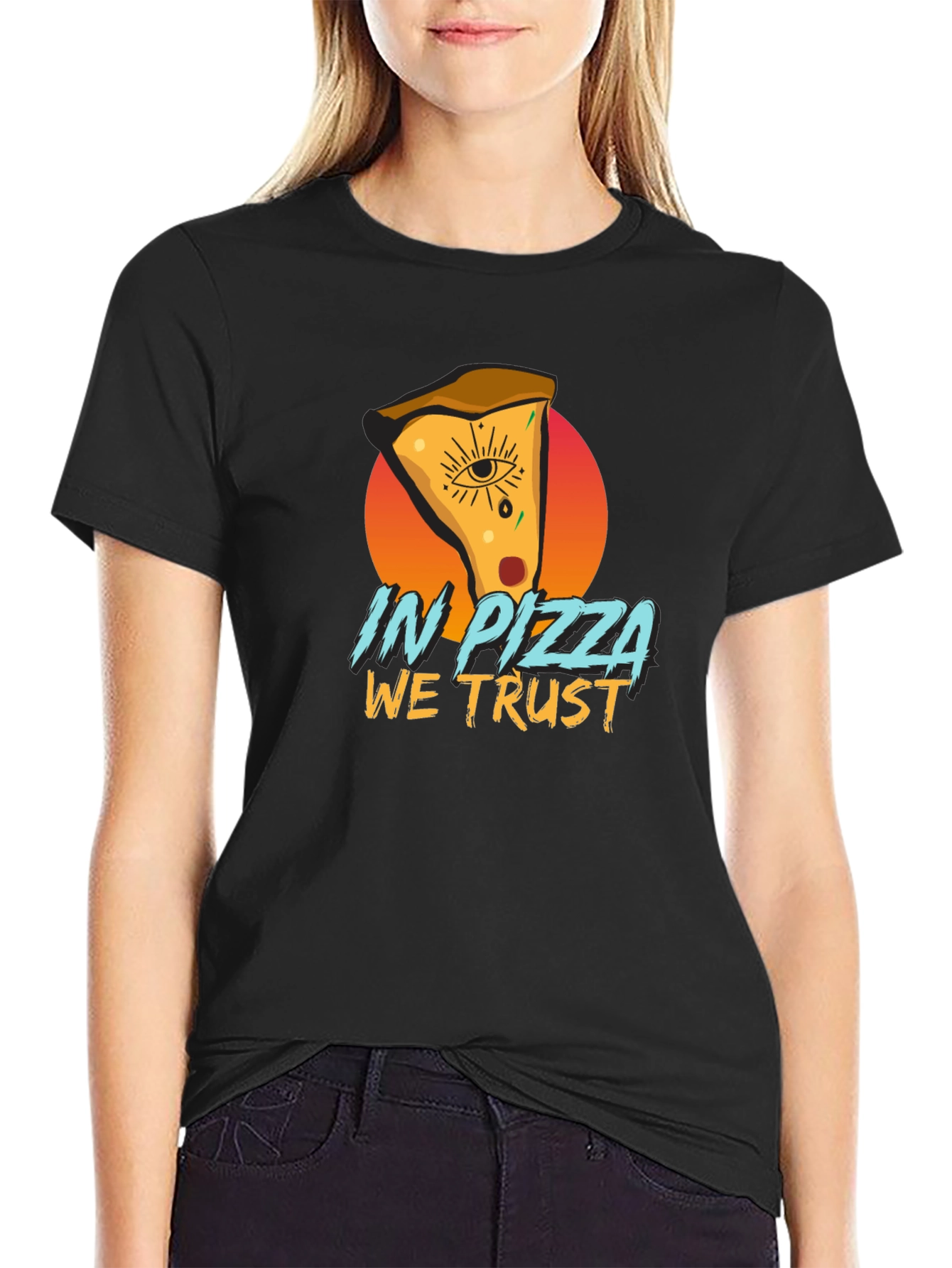 In Pizza We Trust - Graphic T-Shirt