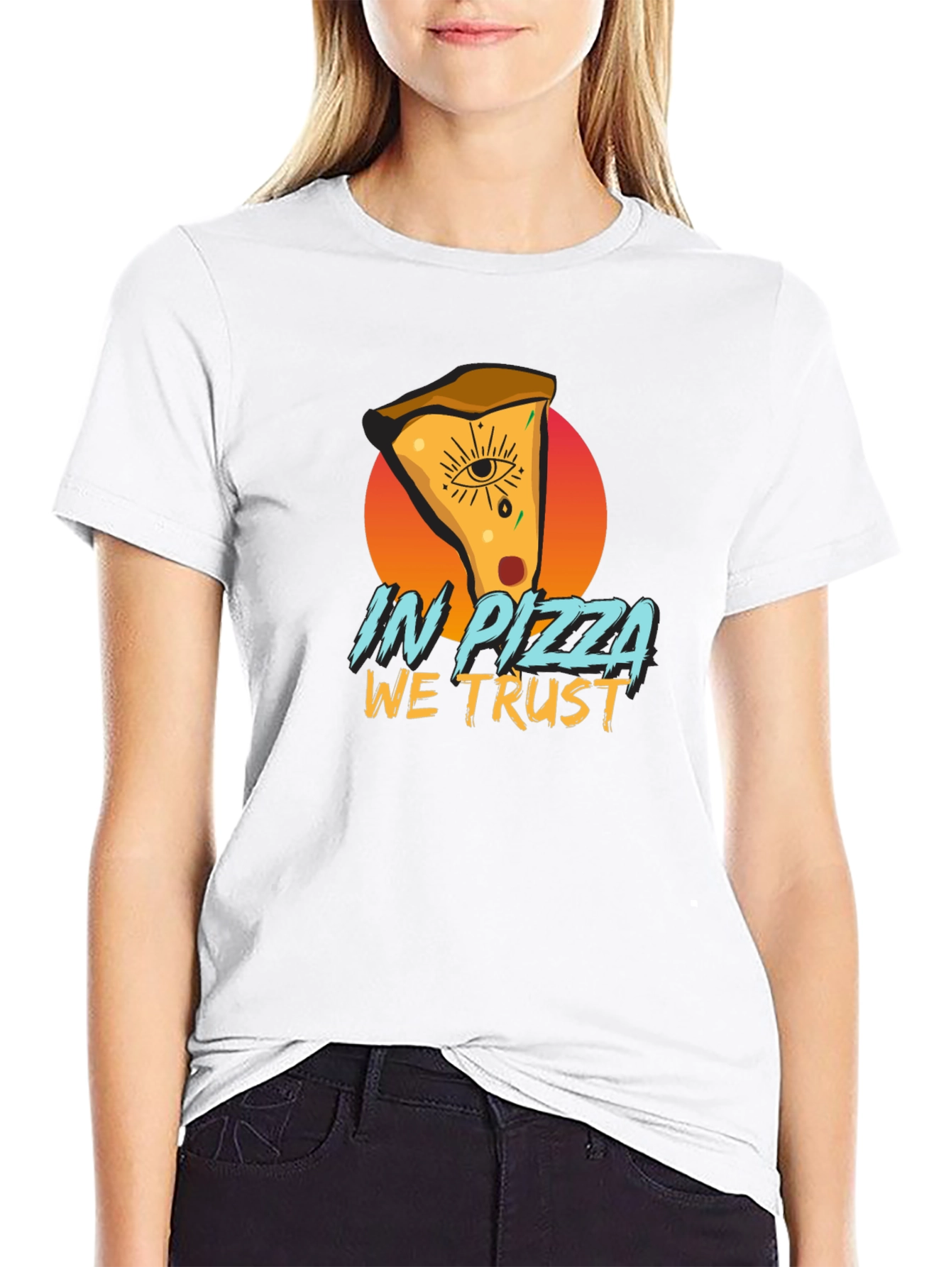 In Pizza We Trust - Graphic T-Shirt