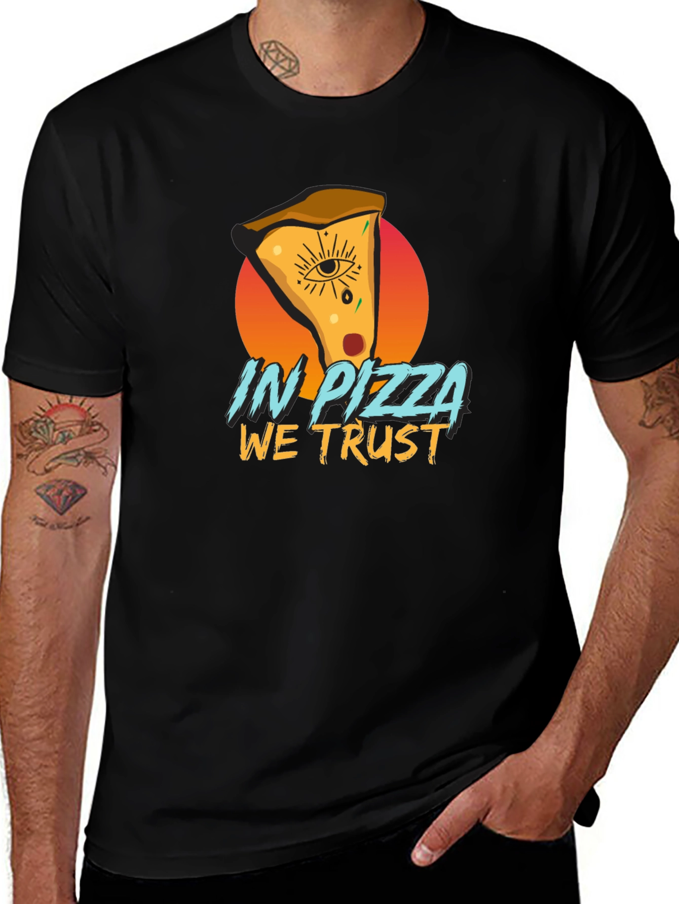 In Pizza We Trust - Graphic T-Shirt