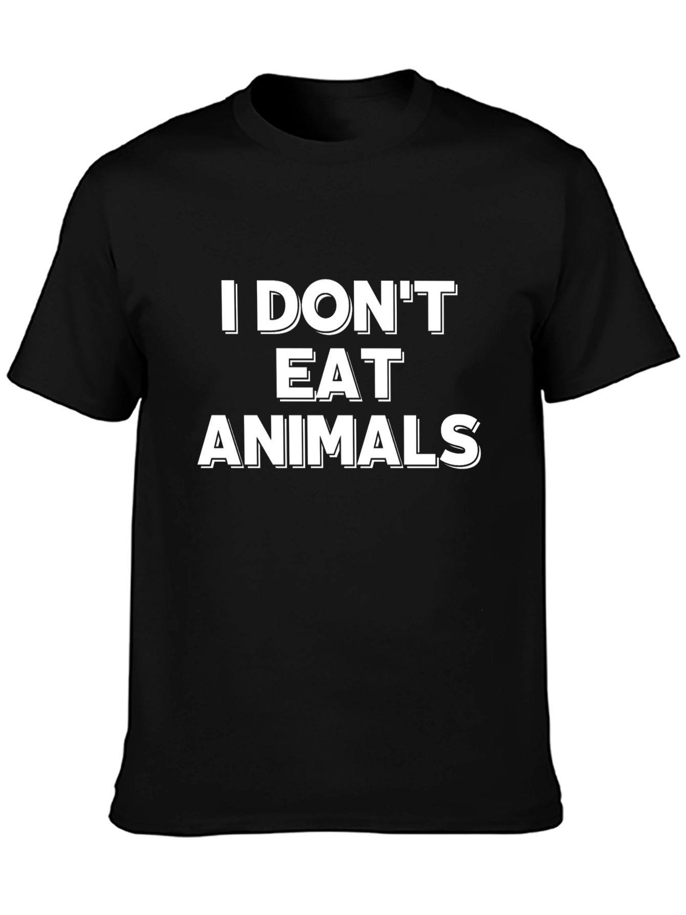 Vegan I Dont Eat Animals Graphic Tee
