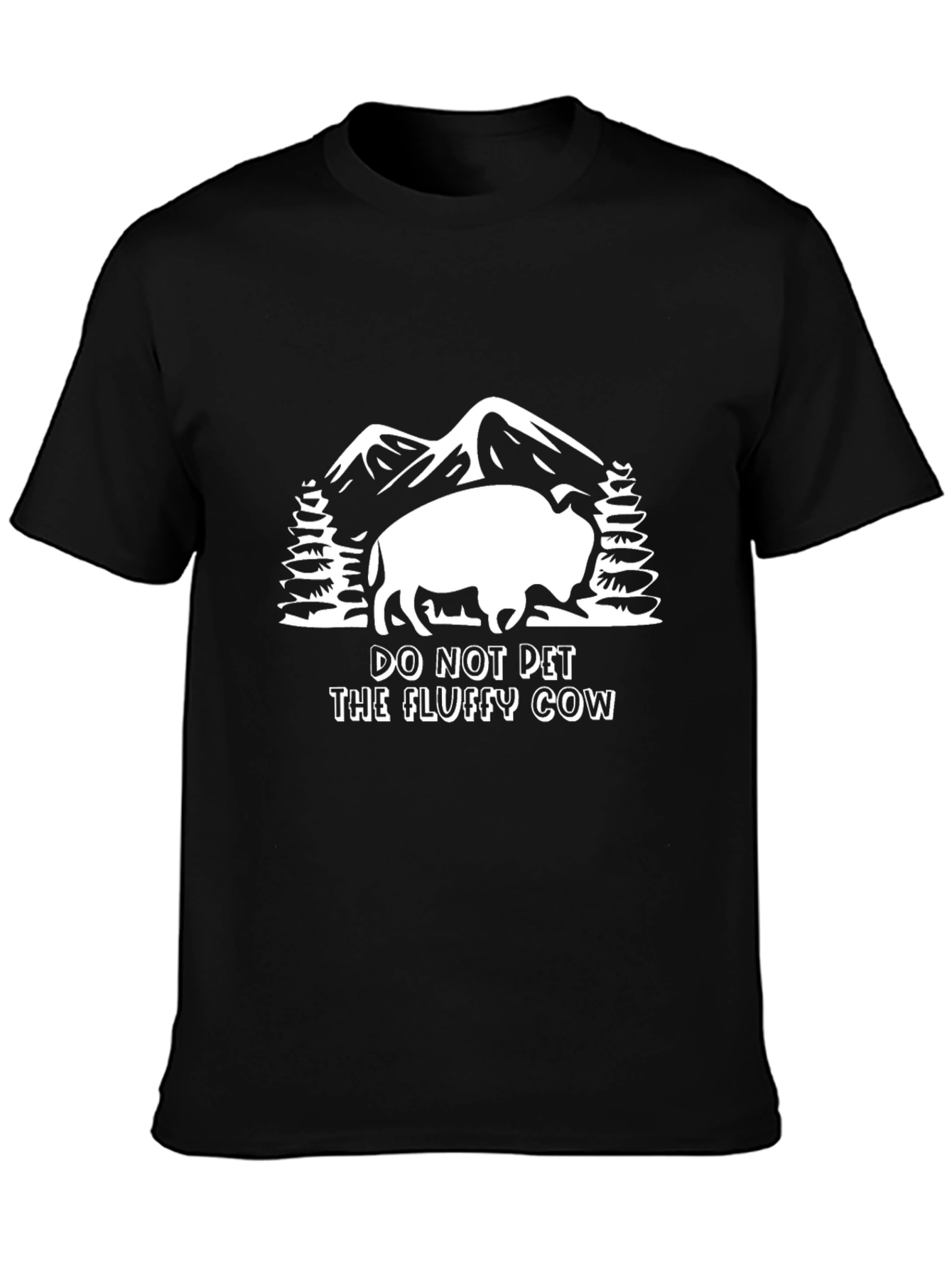 Do Not Pet Fluffy Cow T-Shirt