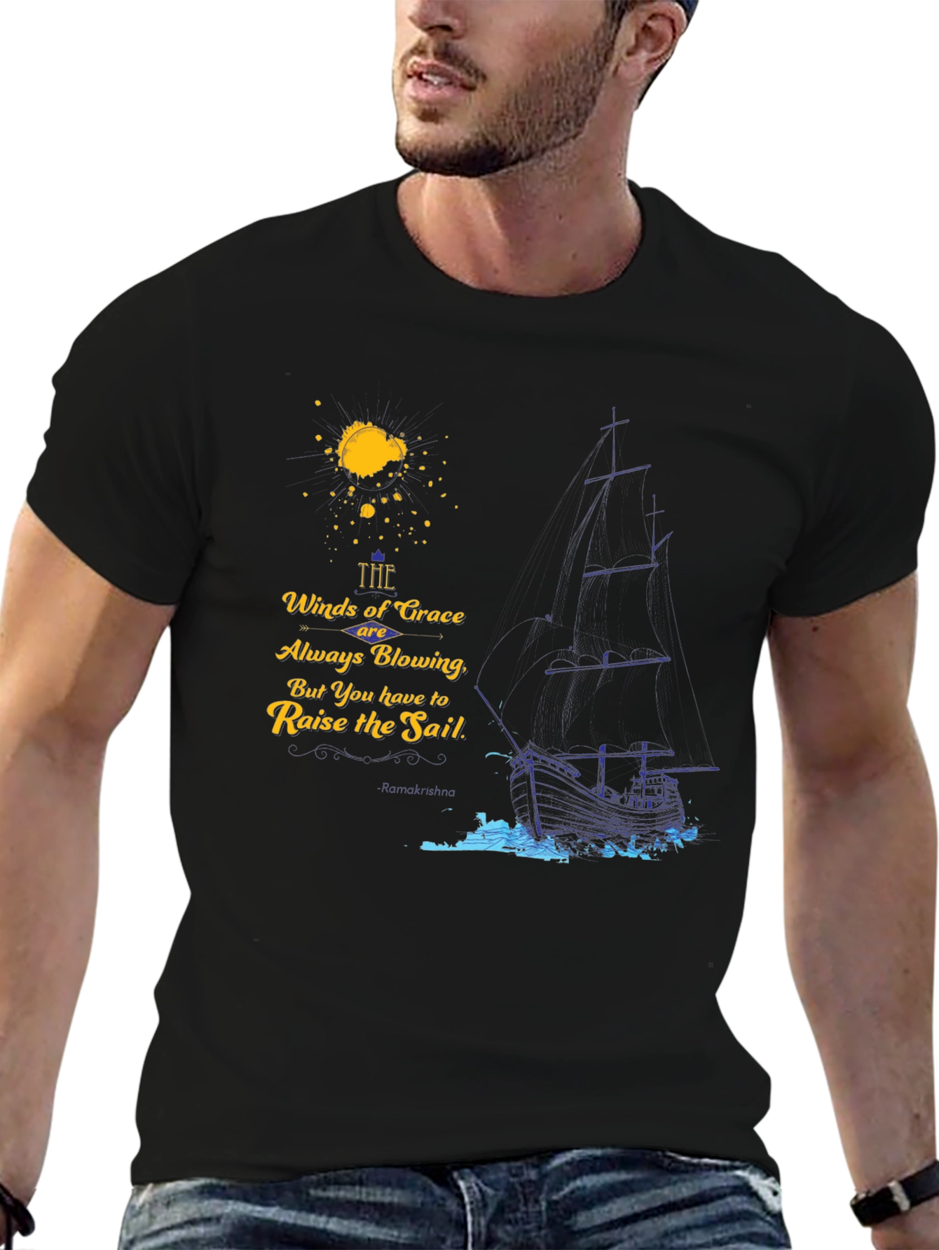 Inspirational Winds of Grace Graphic Tee