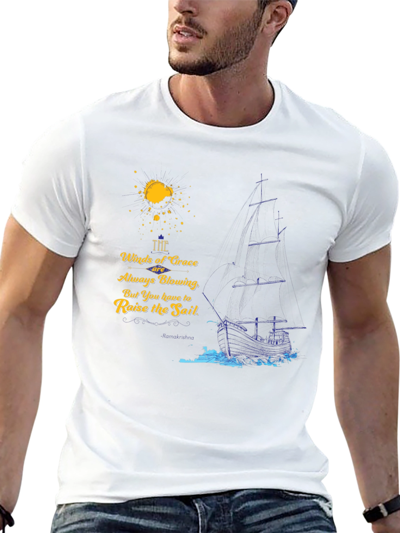 Inspirational Winds of Grace Graphic Tee
