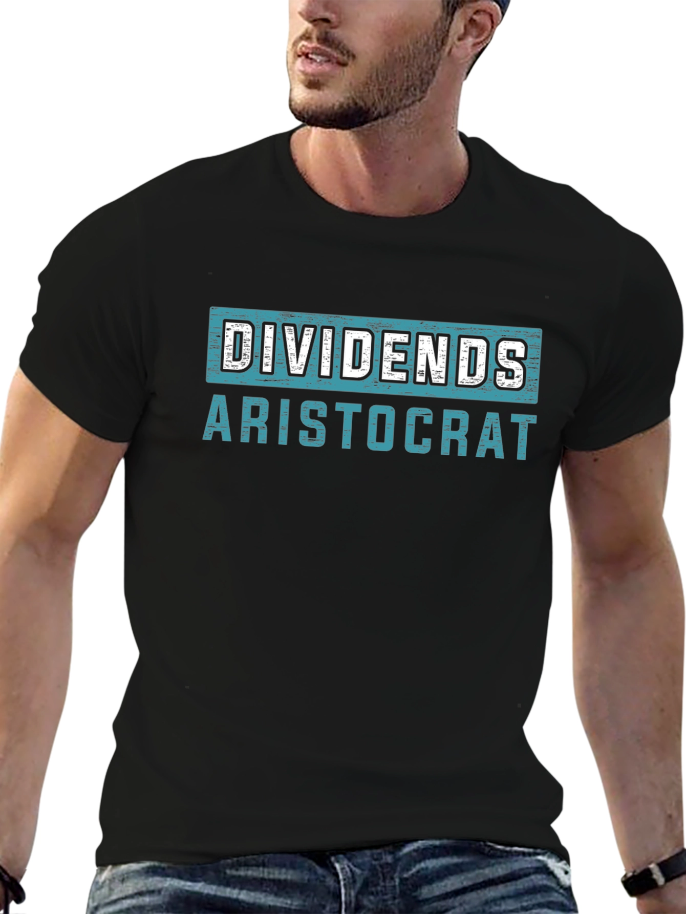 Dividends Aristocrat Black Graphic Tee