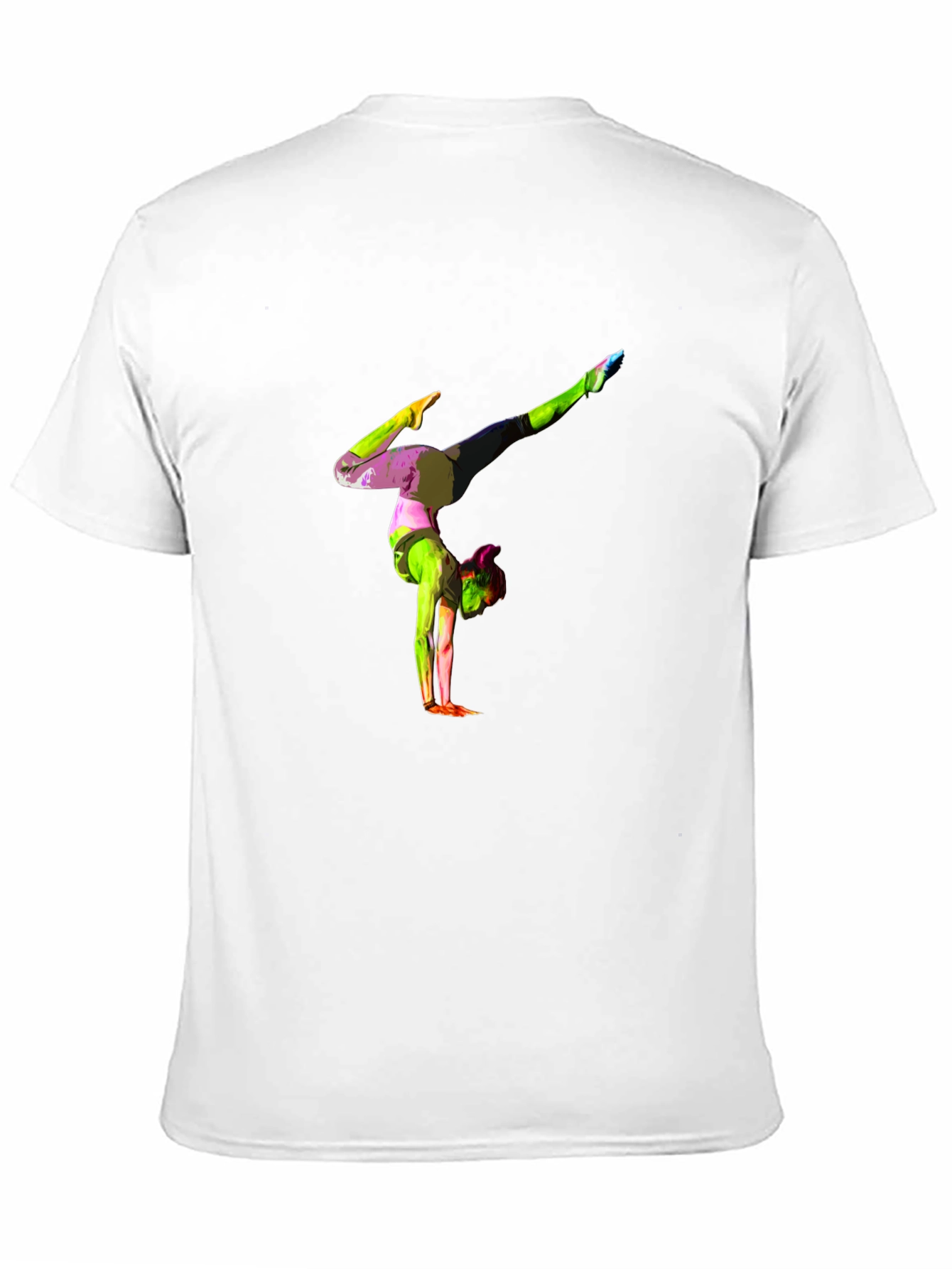 Gymnast Graphic Black T-Shirt