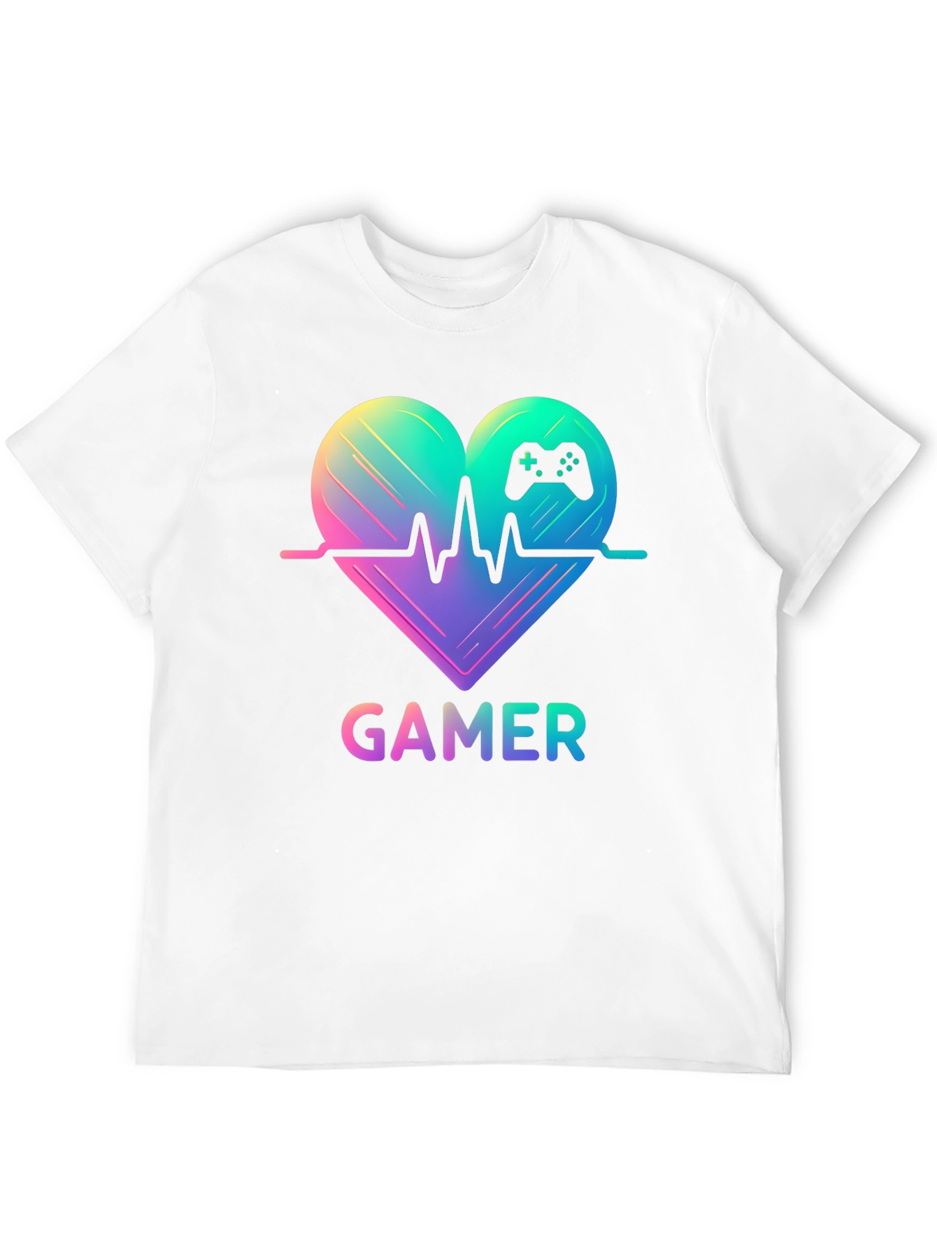 Gamer Heartbeat T-Shirt - Gaming Passion