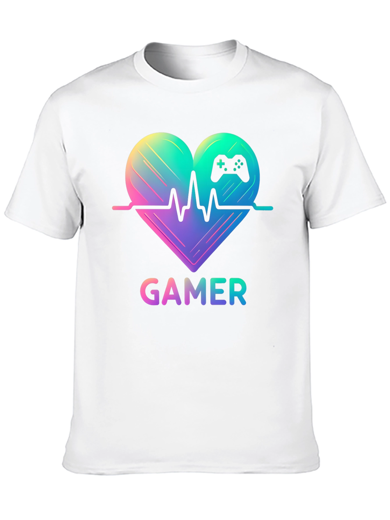 Gamer Heartbeat T-Shirt - Gaming Passion