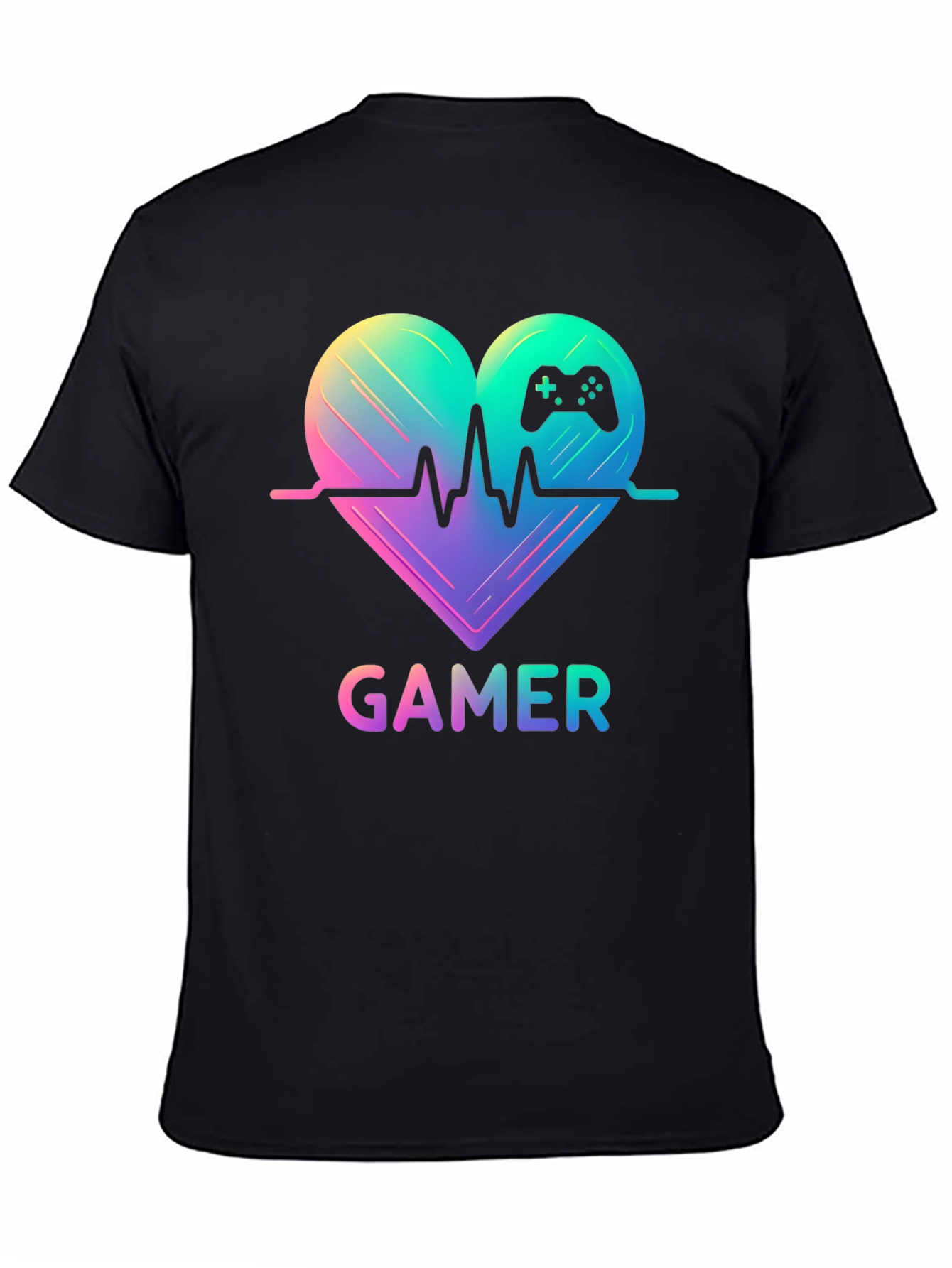 Gamer Heartbeat T-Shirt - Gaming Passion