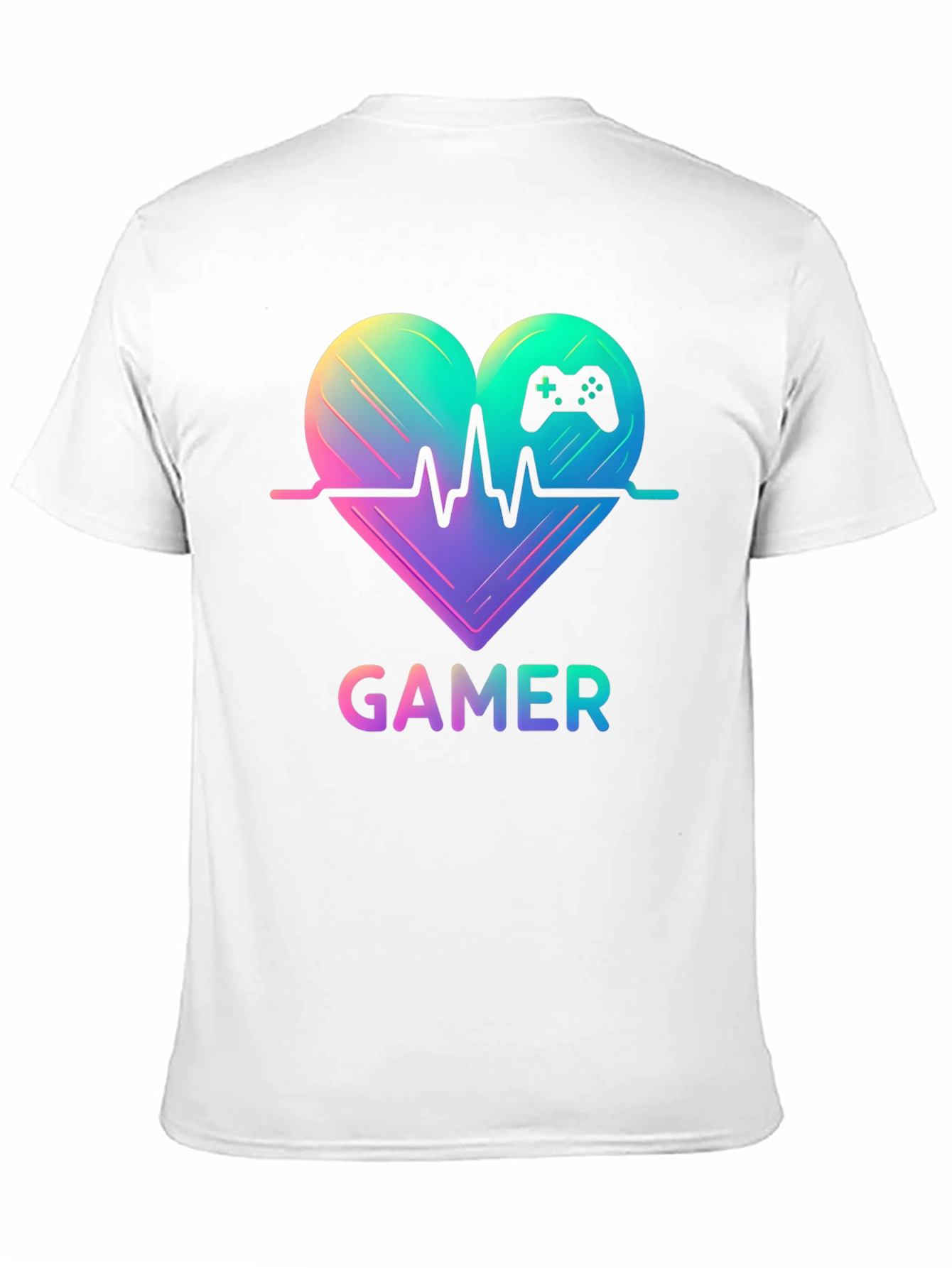 Gamer Heartbeat T-Shirt - Gaming Passion