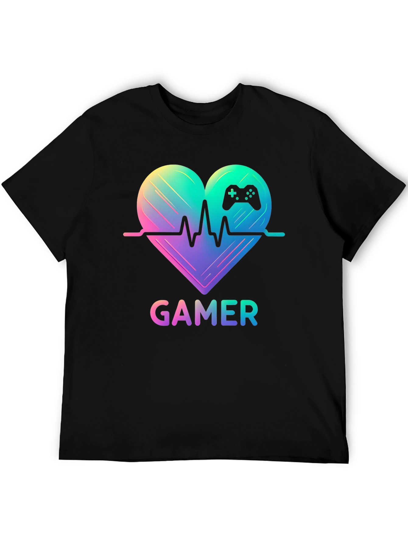 Gamer Heartbeat T-Shirt - Gaming Passion