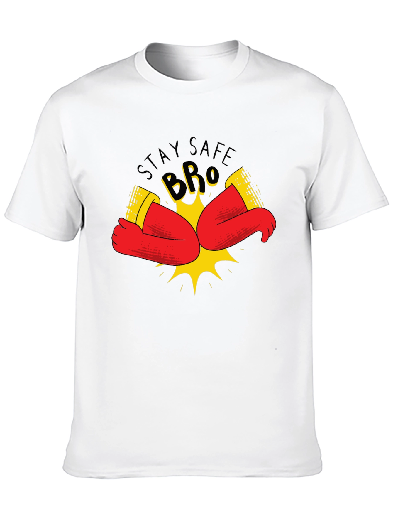 Stay Safe Elbow Bump Graphic Tee