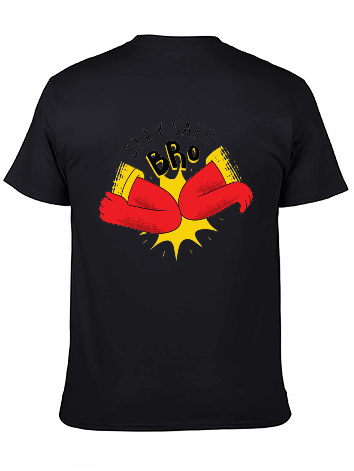 Stay Safe Elbow Bump Graphic Tee