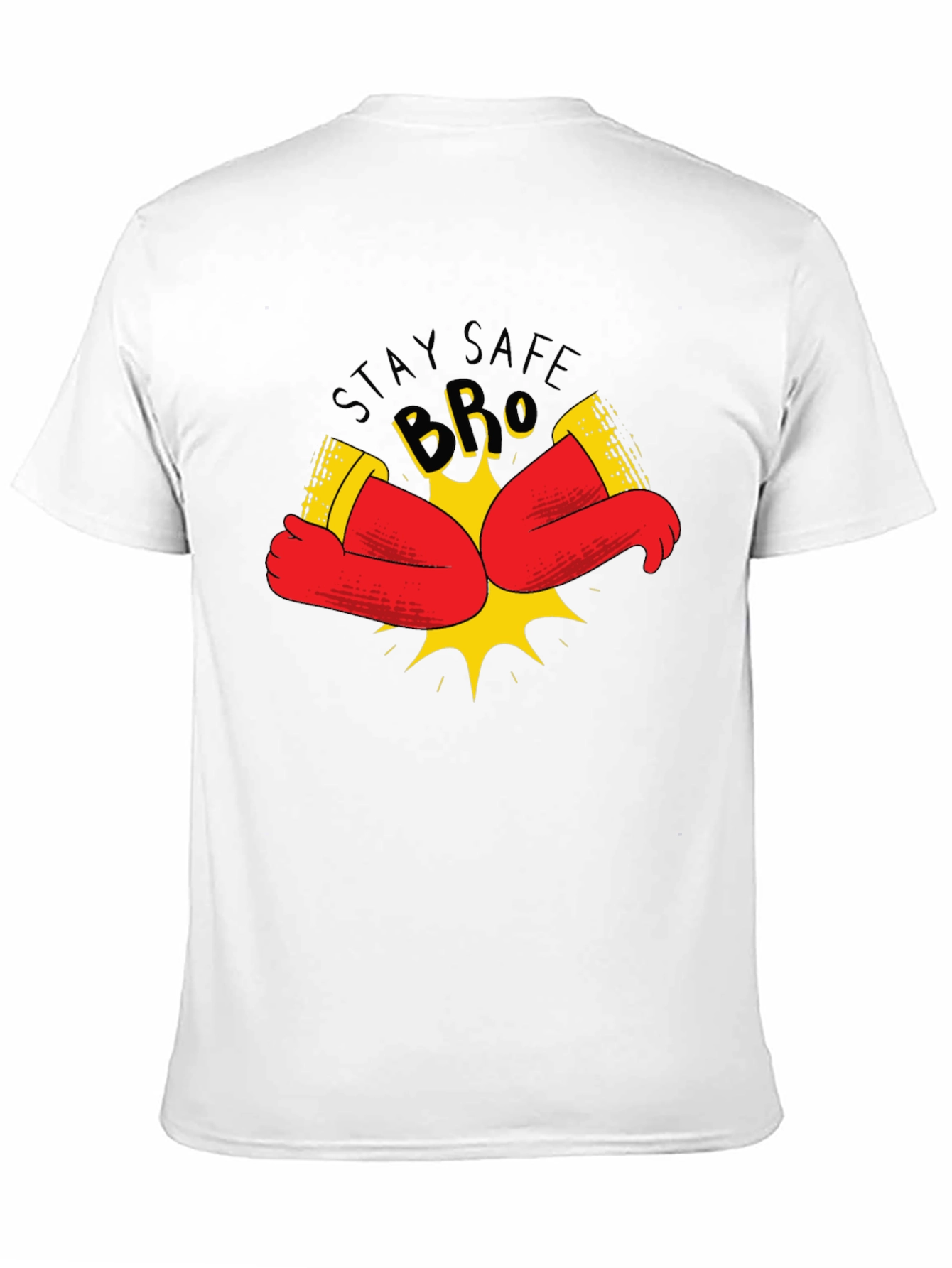 Stay Safe Elbow Bump Graphic Tee