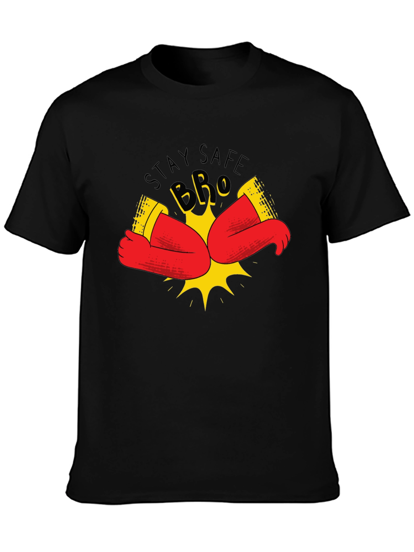 Stay Safe Elbow Bump Graphic Tee