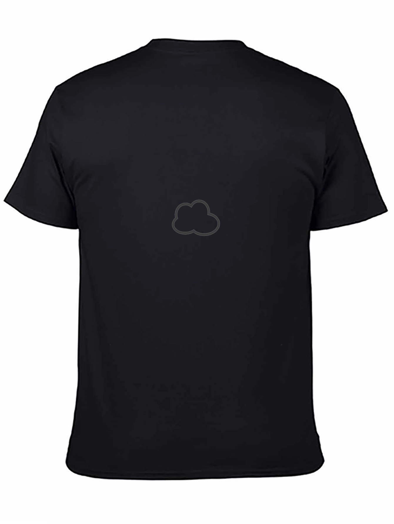 Mens Black Crew Neck Short Sleeve T-Shirt