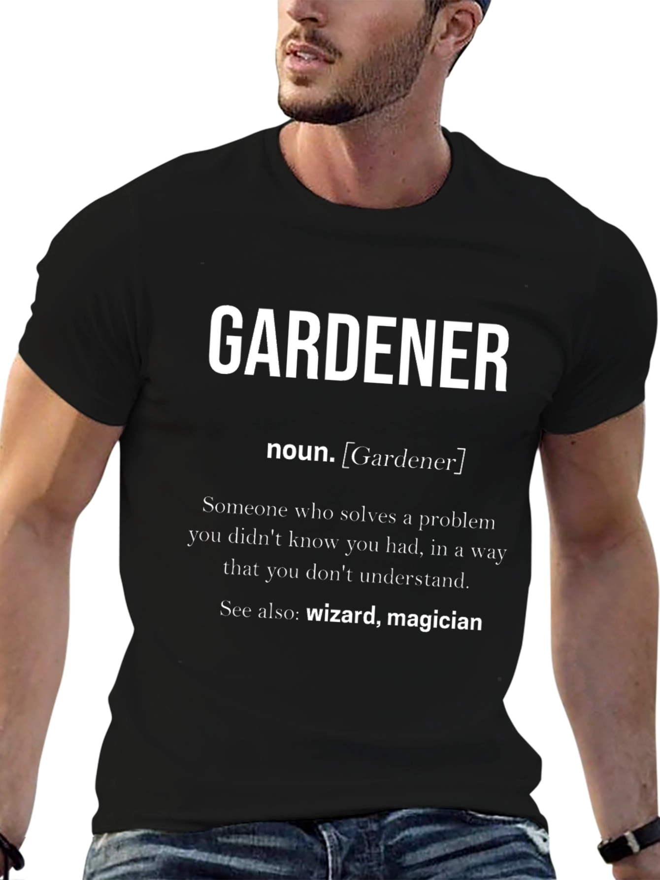 Gardener Definition Novelty Graphic T-Shirt