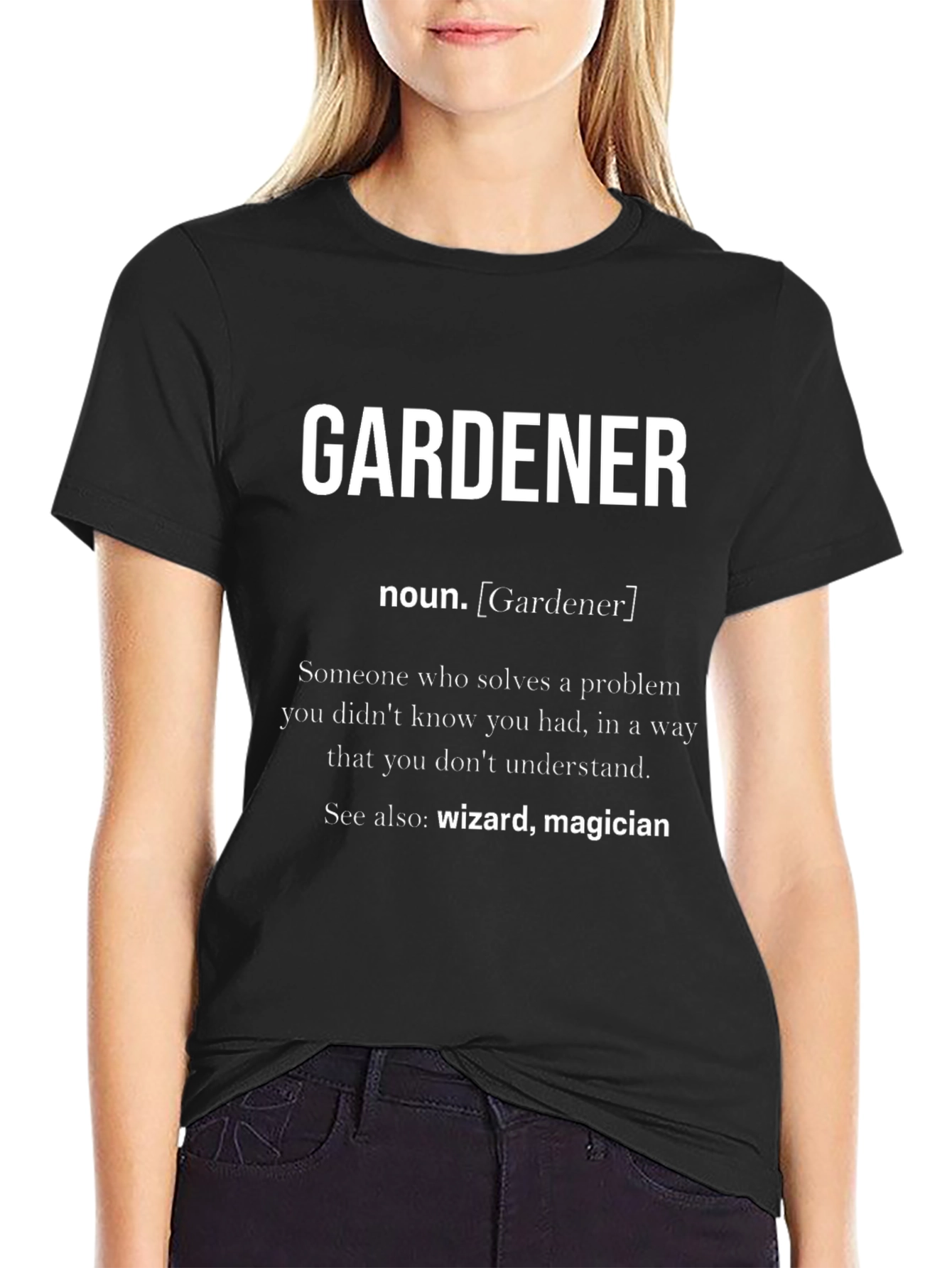Gardener Definition Novelty Graphic T-Shirt