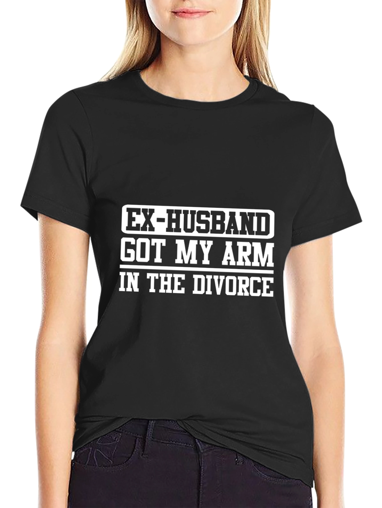 Humorous Ex-Husband Divorce T-Shirt