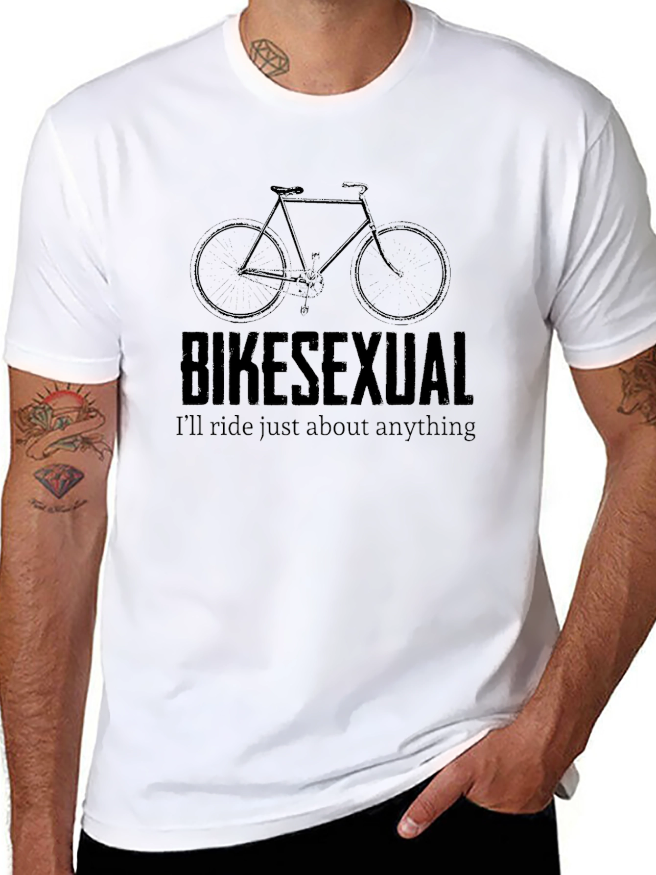 Bikesexual Graphic Tee - Ill Ride Anything