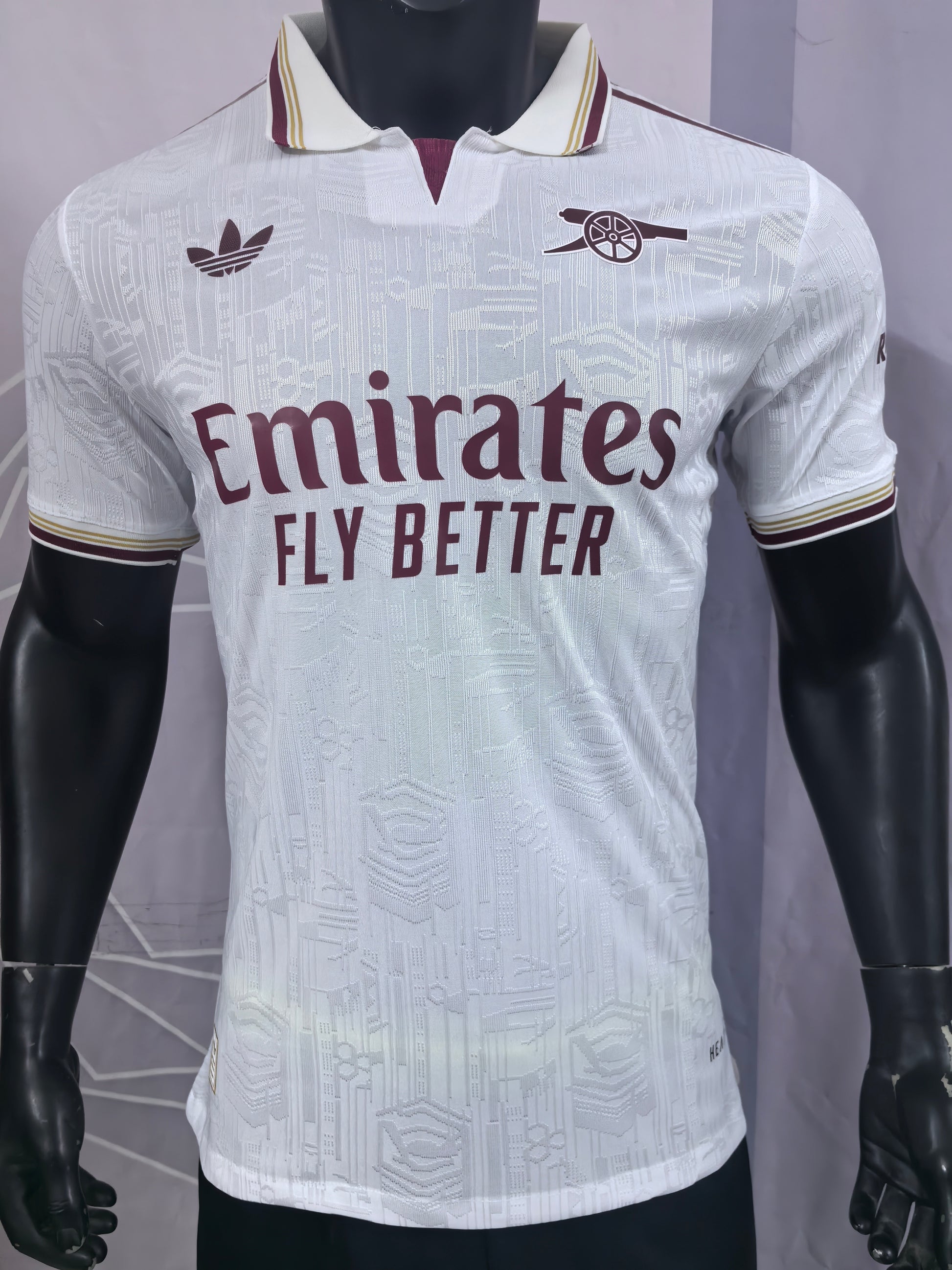 Arsenal 25-26 Second Away Player Version Soccer Jersey