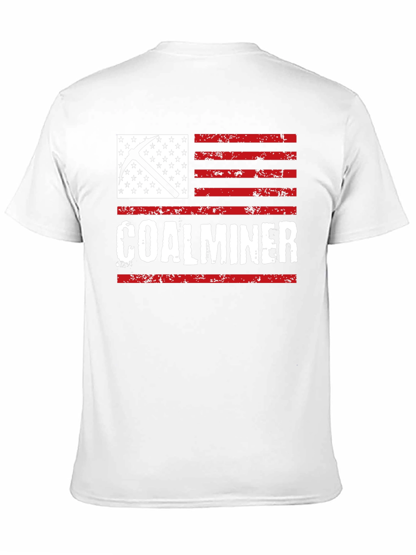 Coal Miner American Flag T-Shirt