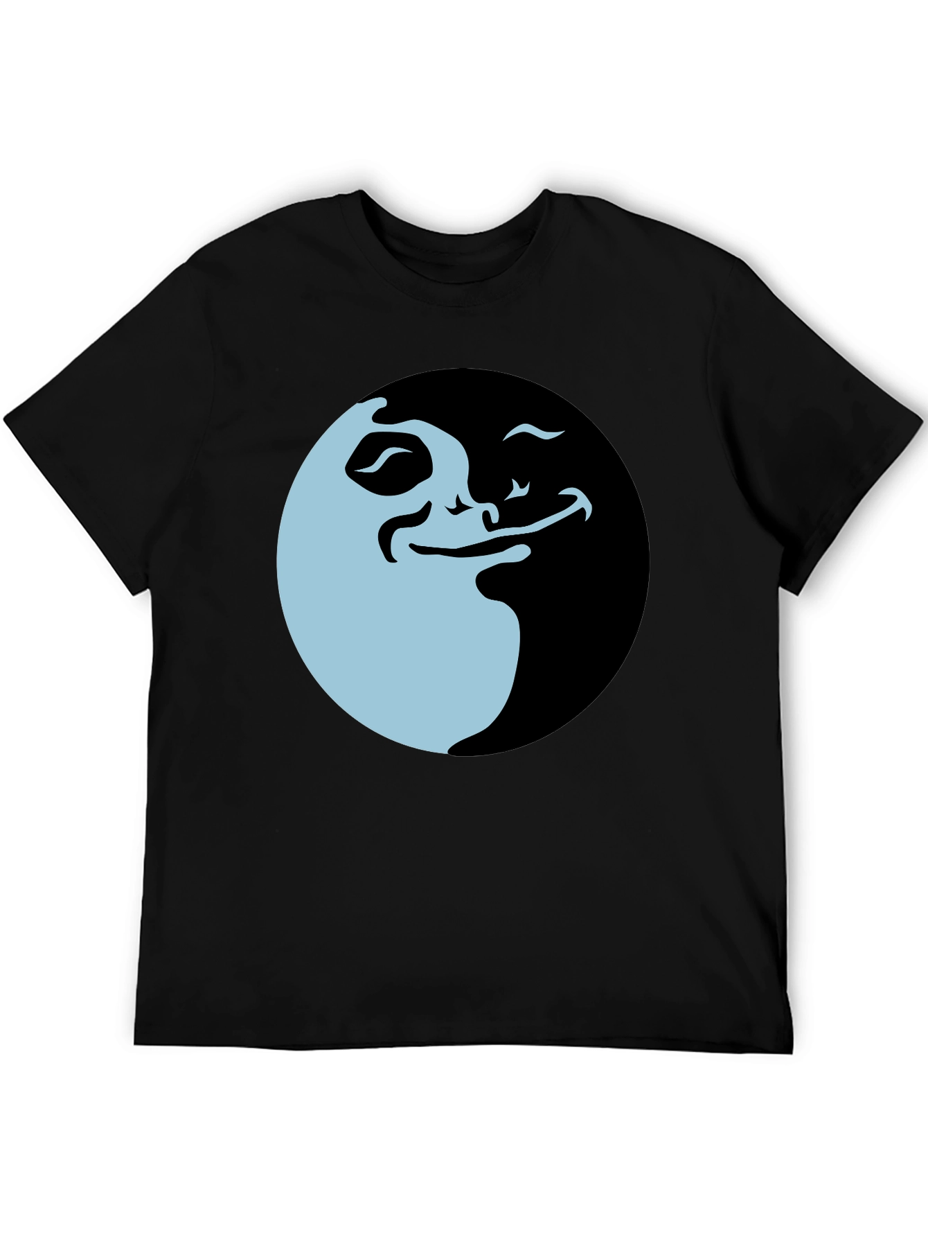 Funny Meme Graphic Tee - Black Cotton T-Shirt