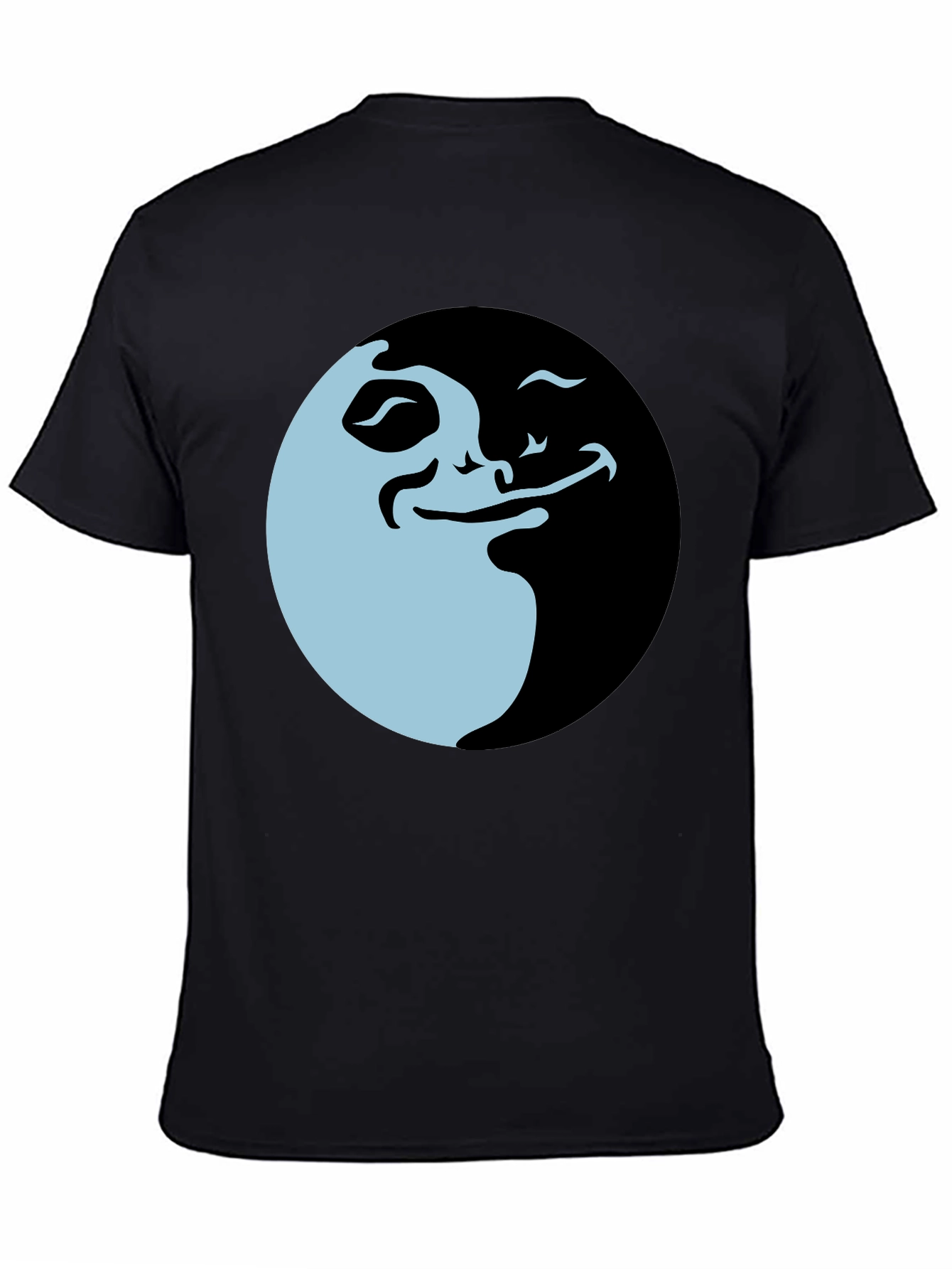 Funny Meme Graphic Tee - Black Cotton T-Shirt