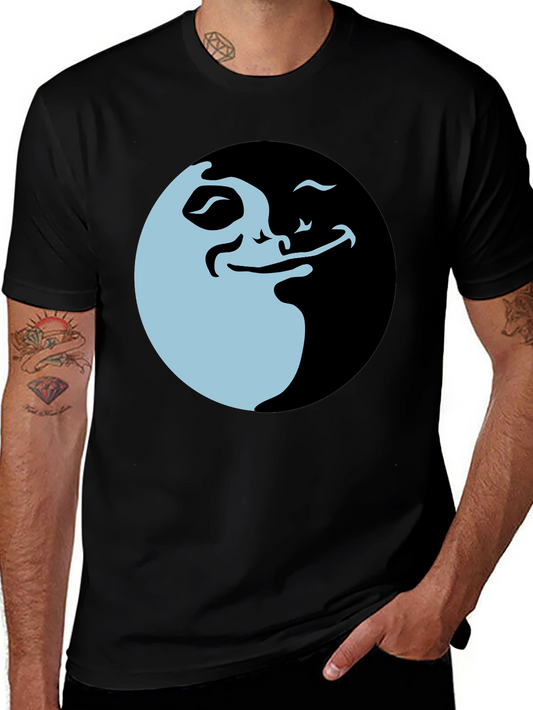 Funny Meme Graphic Tee - Black Cotton T-Shirt